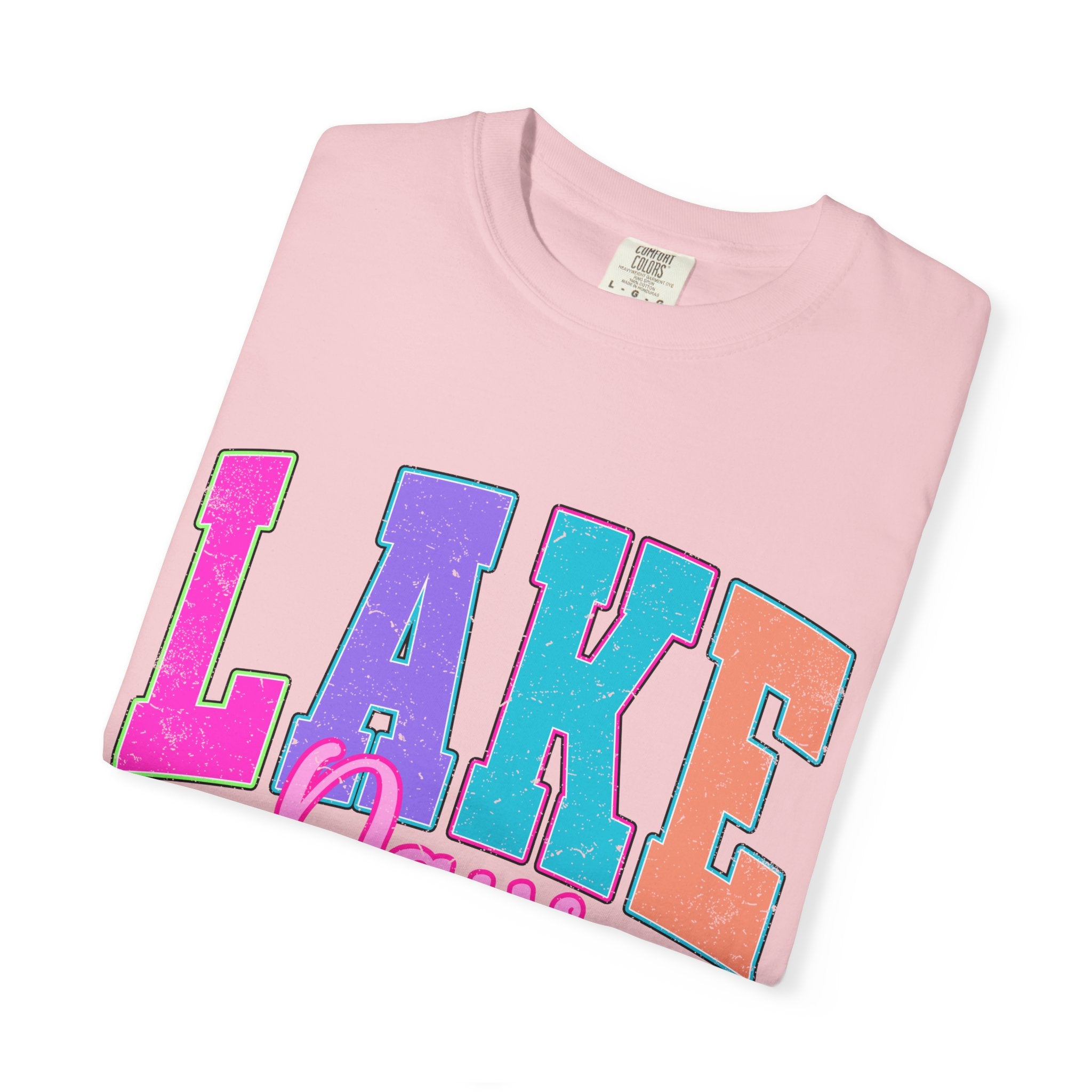 Lake Days T-Shirt — Retro Colorblock Summer Tee