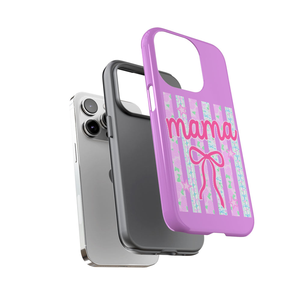 Mama Script Bow phone case