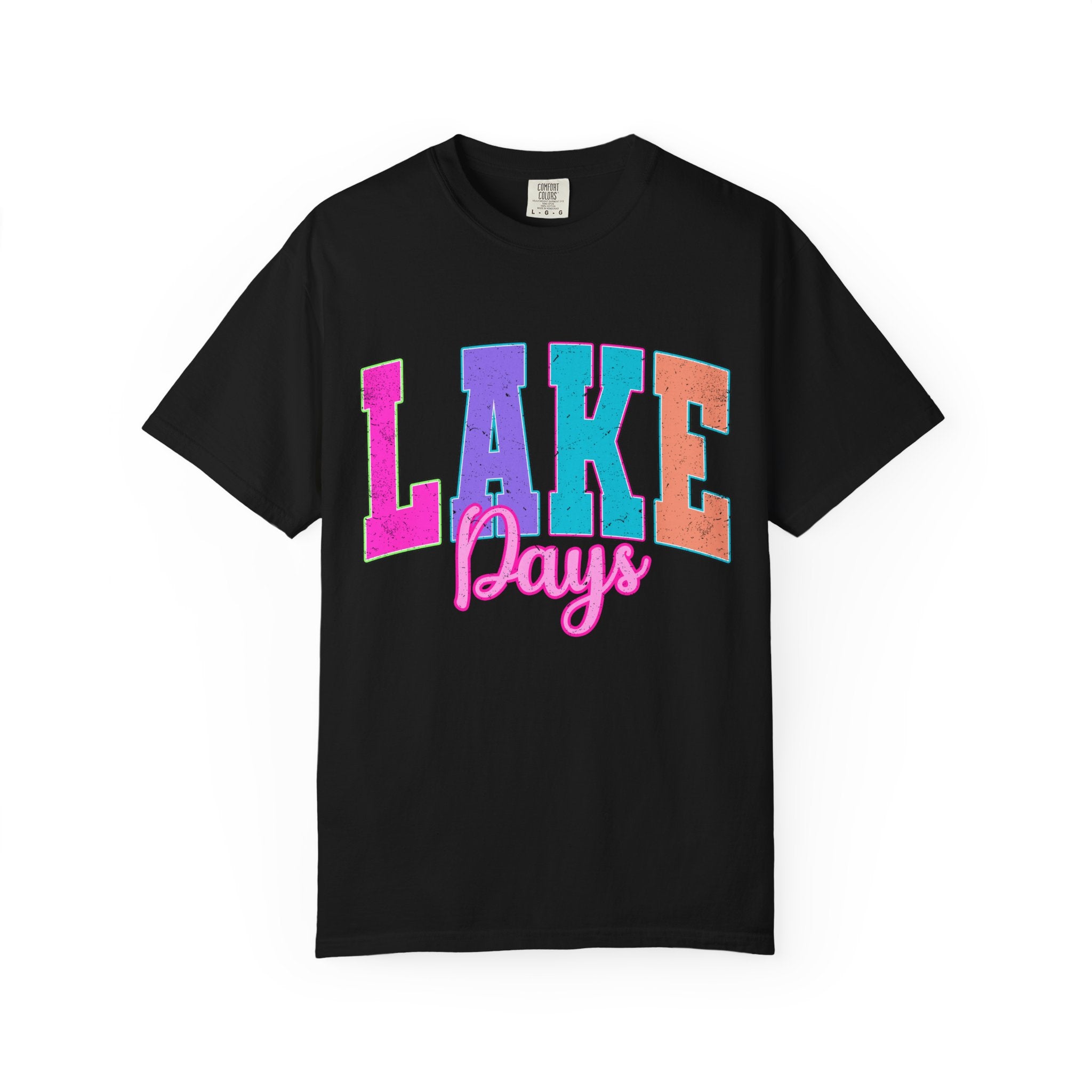 Lake Days T-Shirt — Retro Colorblock Summer Tee