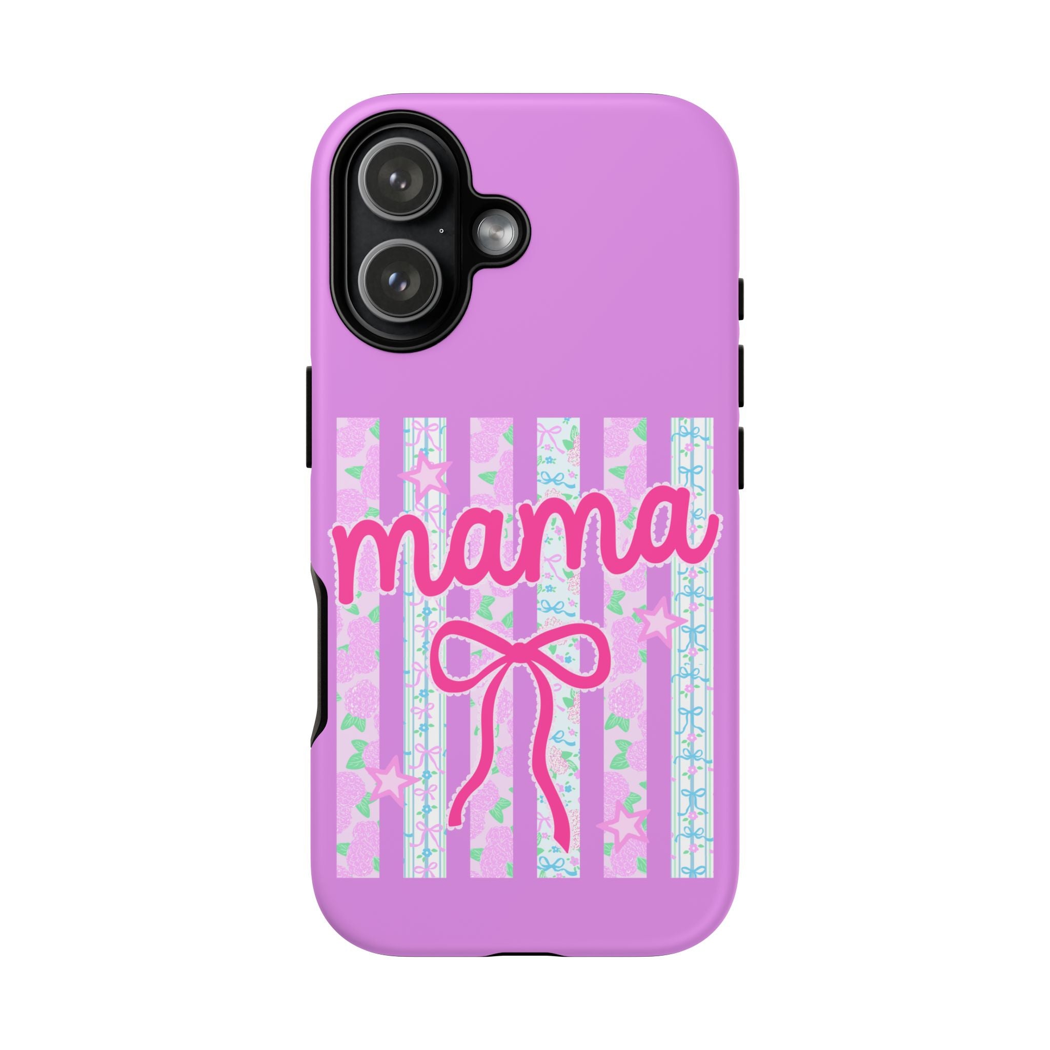 Mama Script Bow phone case