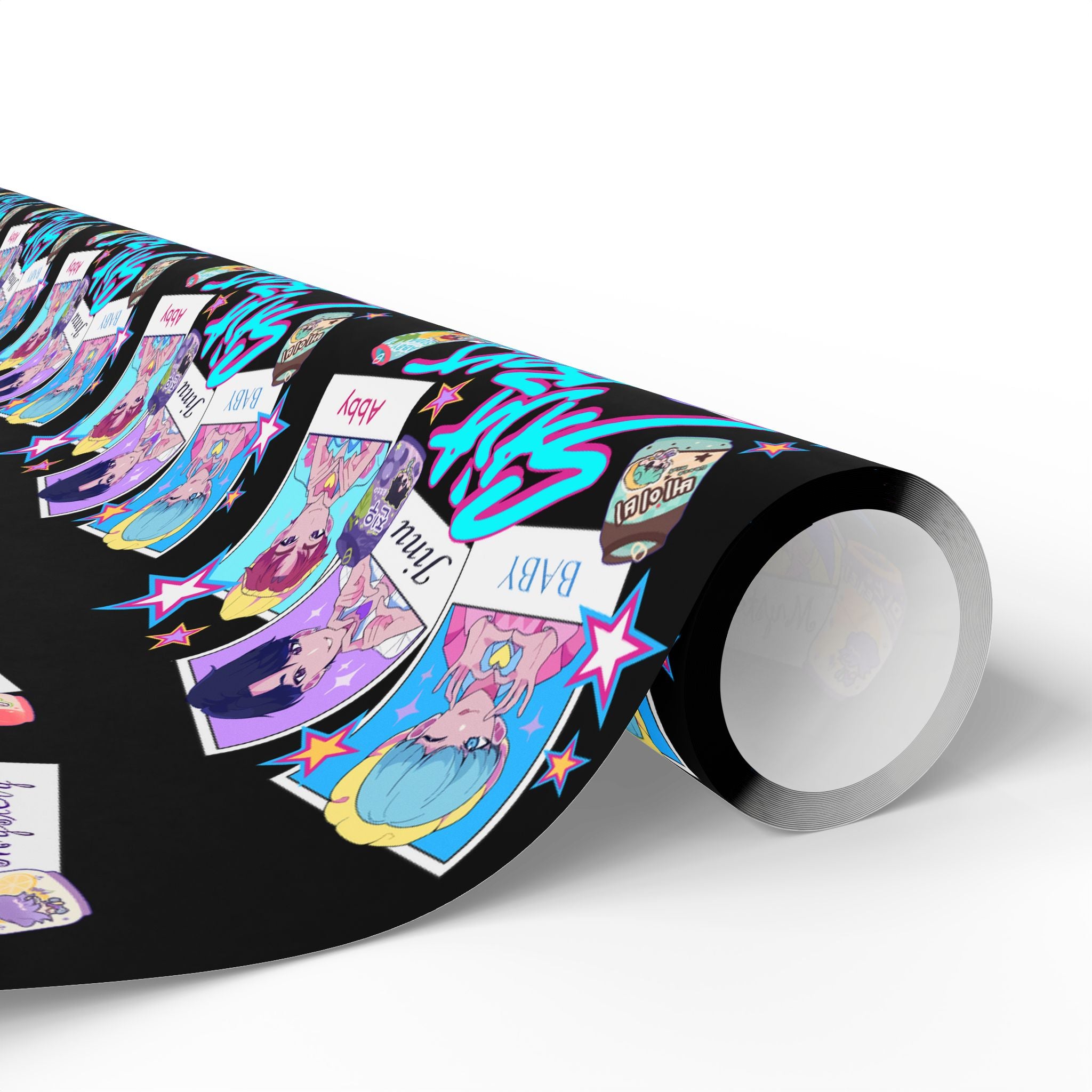 KPOP, Fun Wrapping Paper for Birthdays, Holidays, Parties, Arts and Crafts