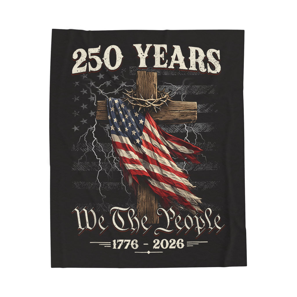 250 Years We The People Blanket