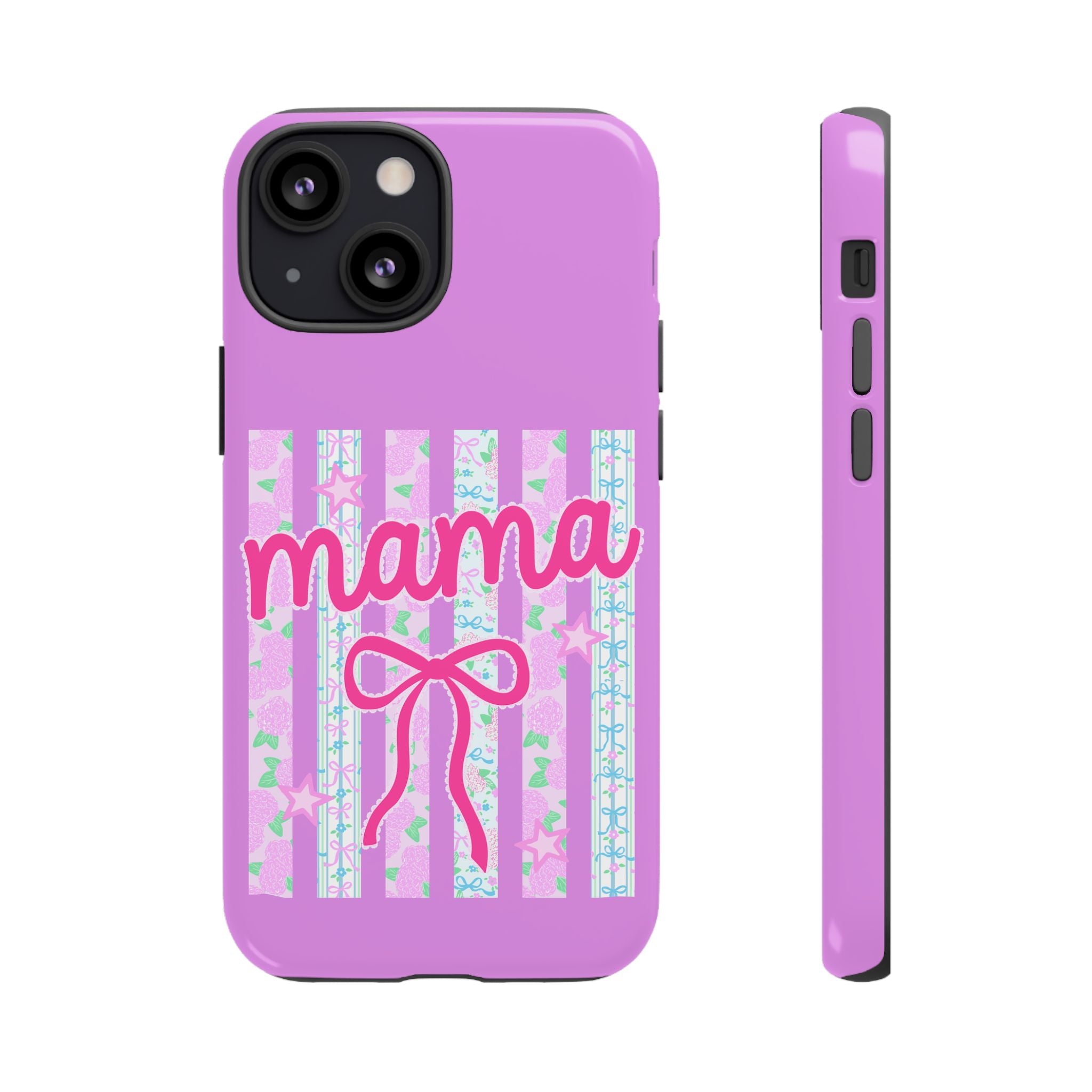 Mama Script Bow phone case