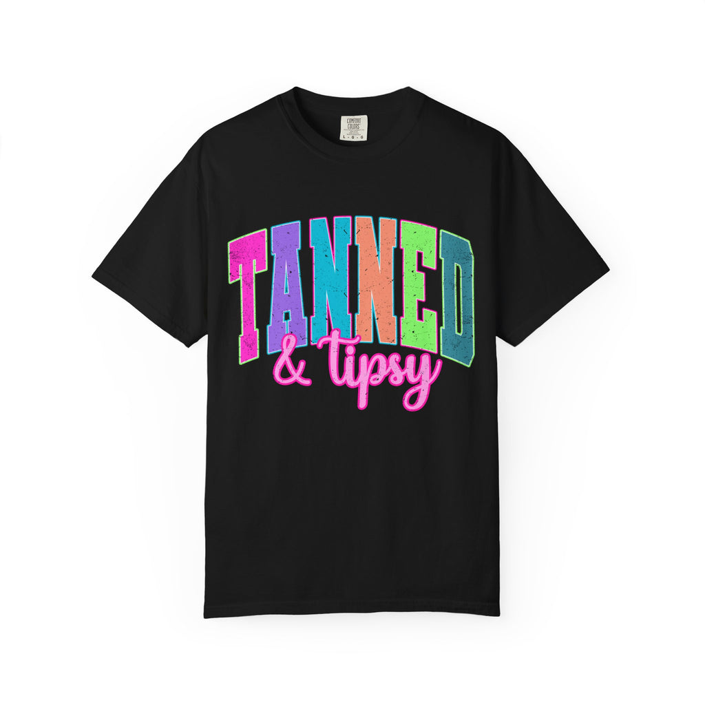 "Tanned & Tipsy" Graphic Tee