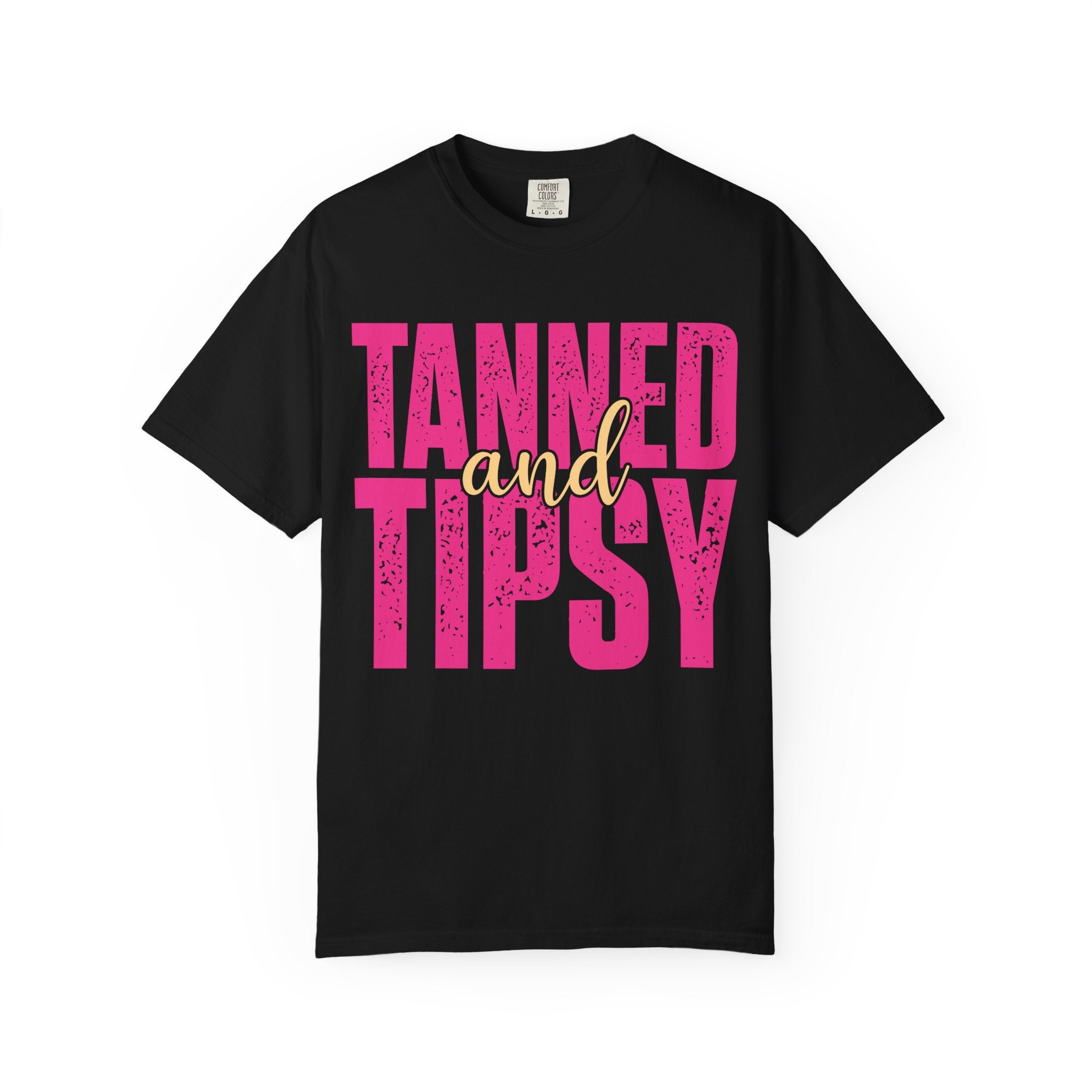 Tanned and Tipsy summer t shirt