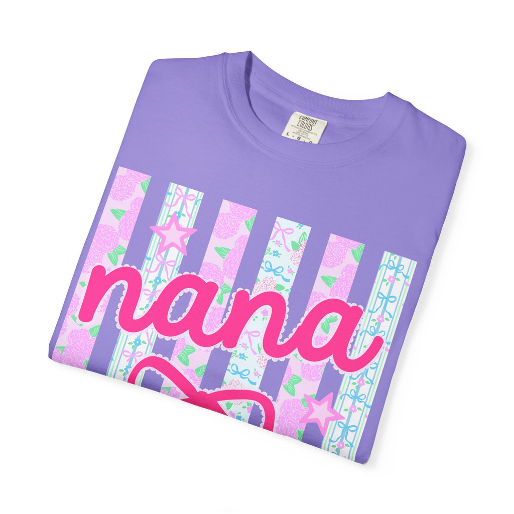 Nana Pink Ribbon Stripes T‑Shirt