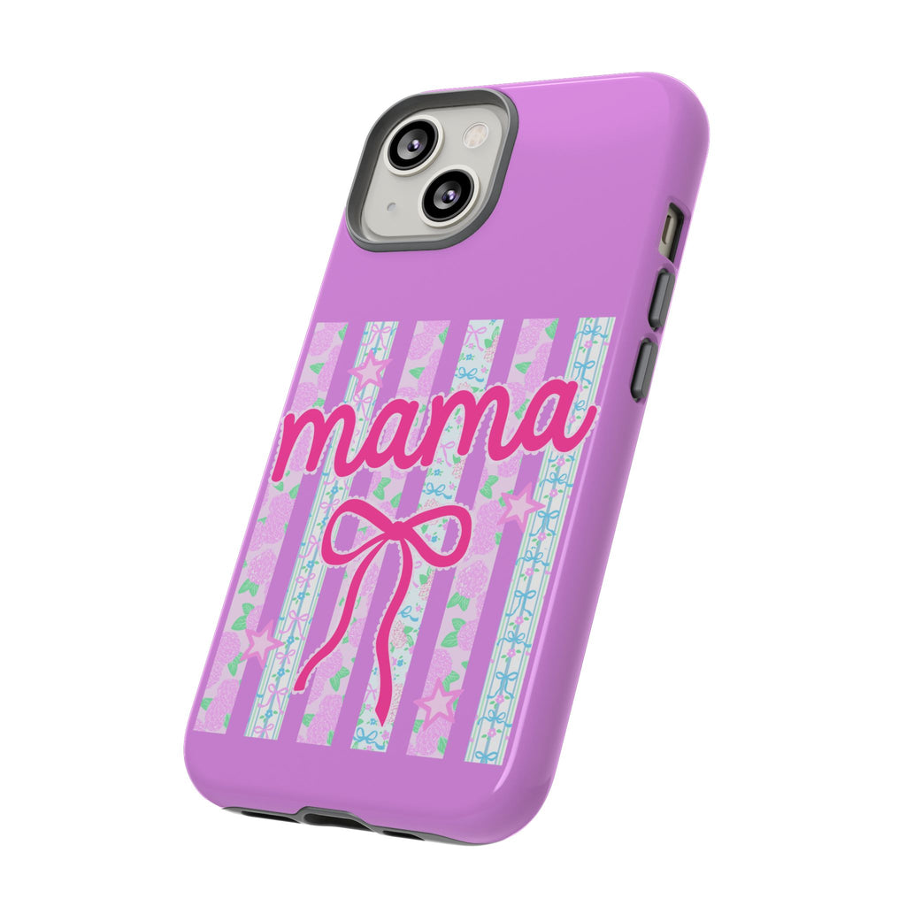 Mama Script Bow phone case