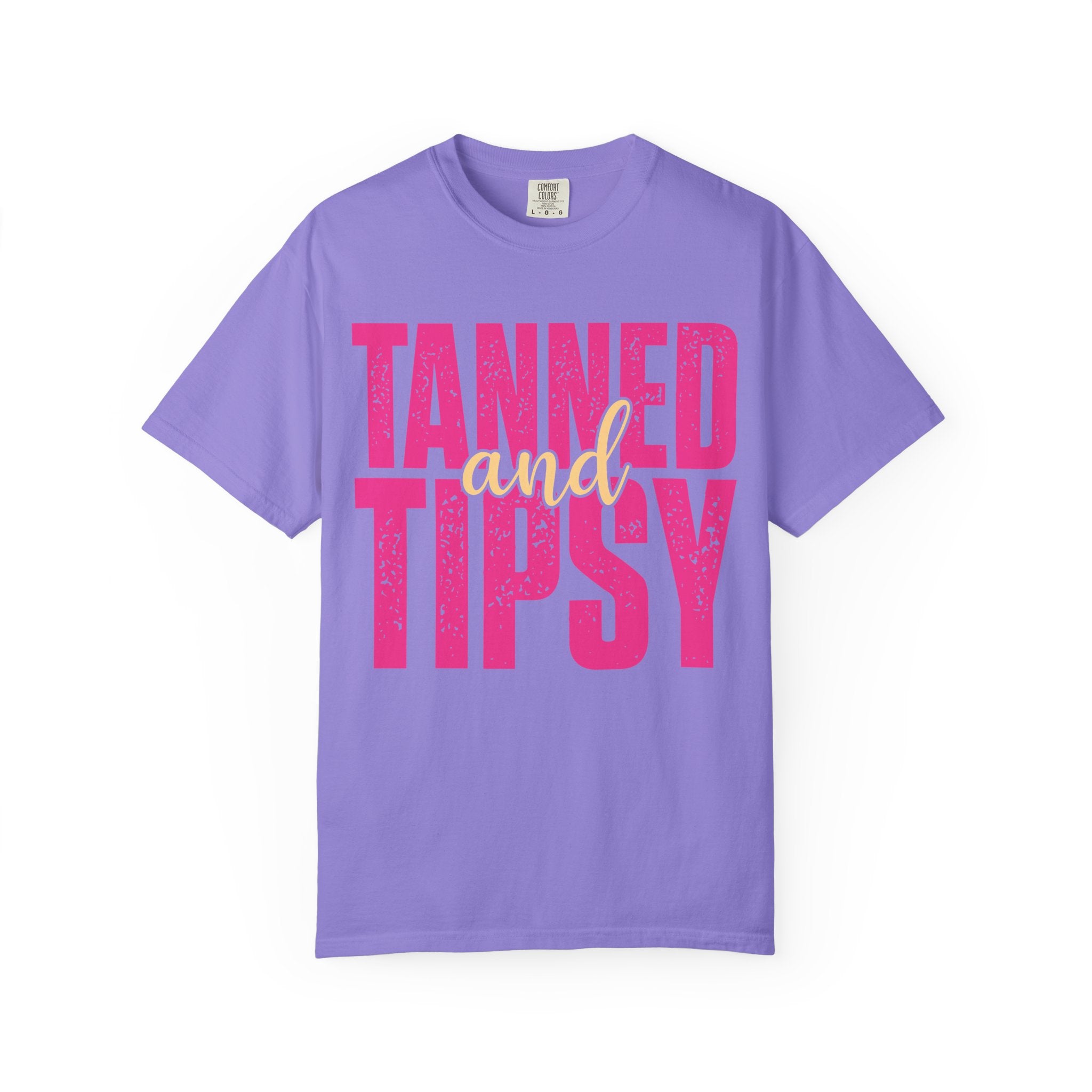 Tanned and Tipsy summer t shirt