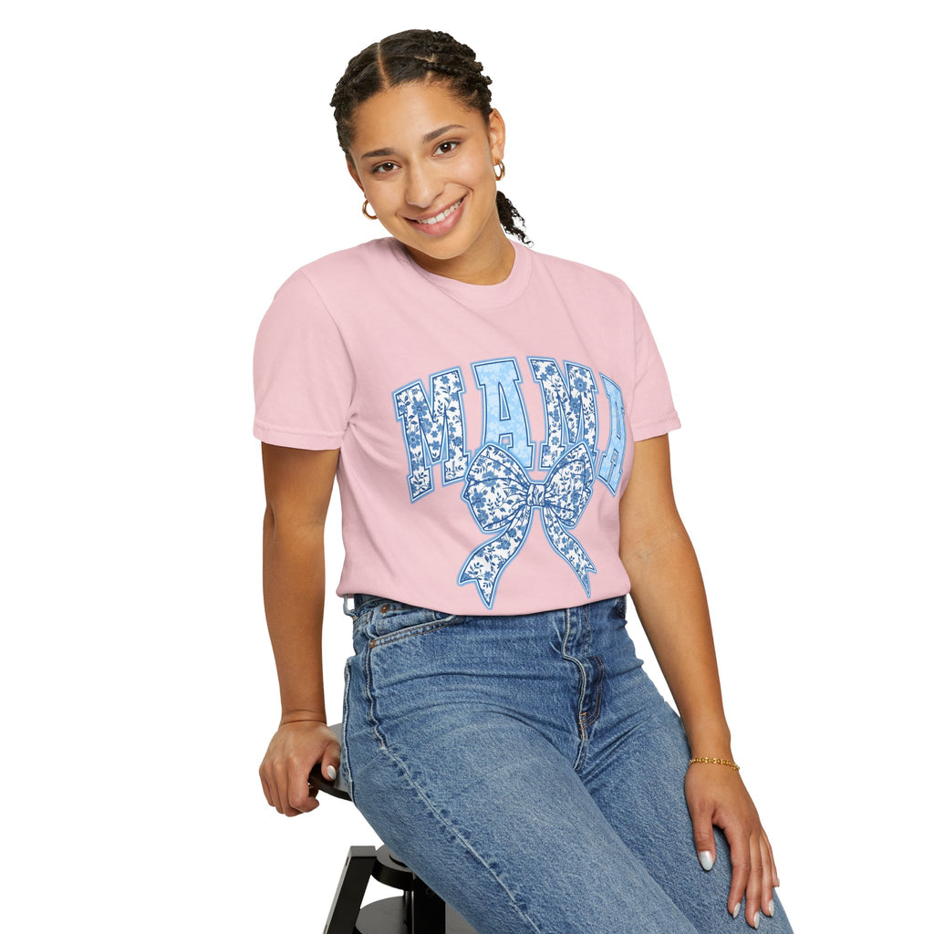 Comfort colors Mama Blue Tshirt