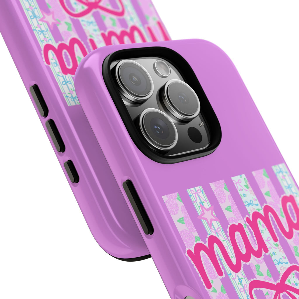 Mama Script Bow phone case