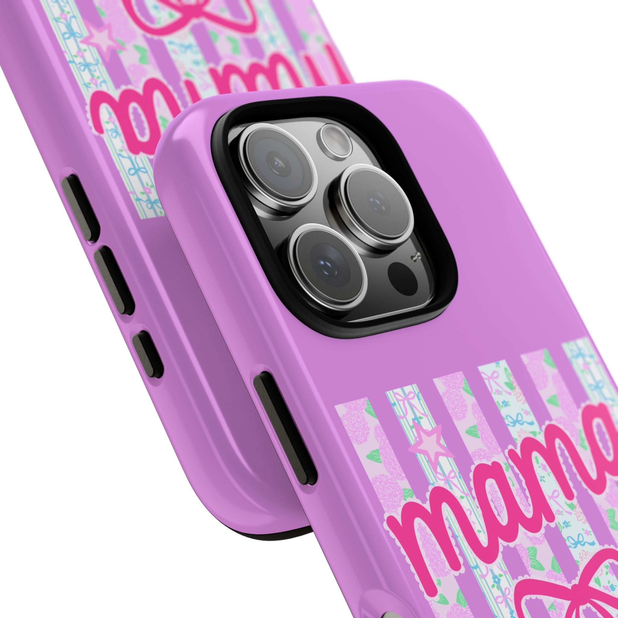 Mama Script Bow phone case