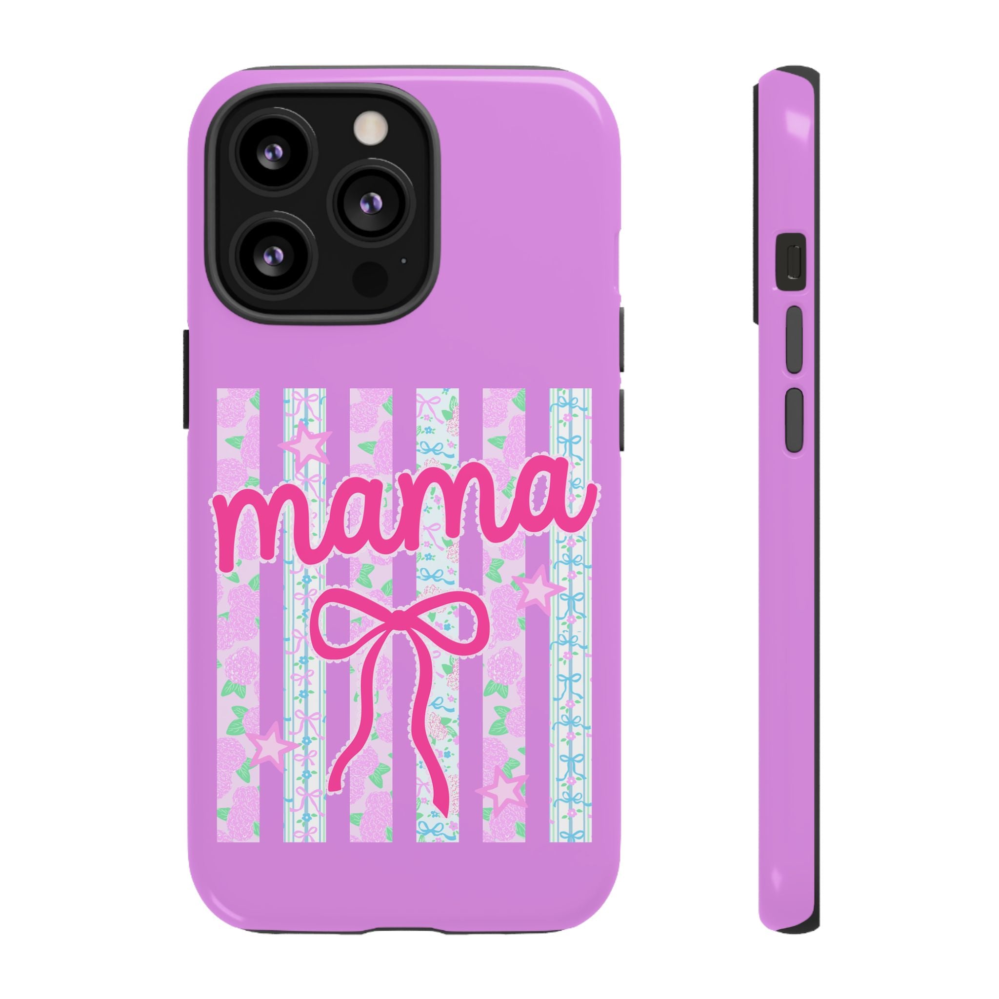 Mama Script Bow phone case