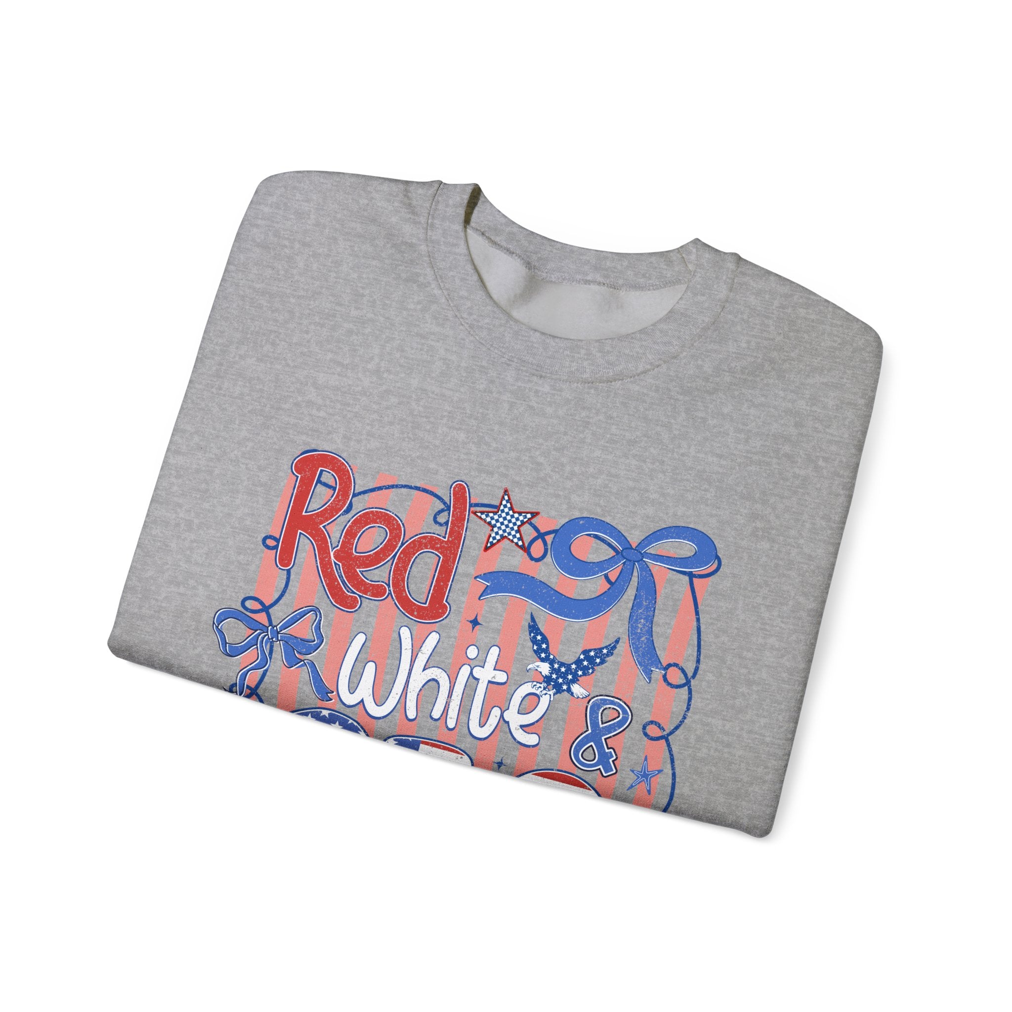 Red White & 4th Crewneck Sweatshirt