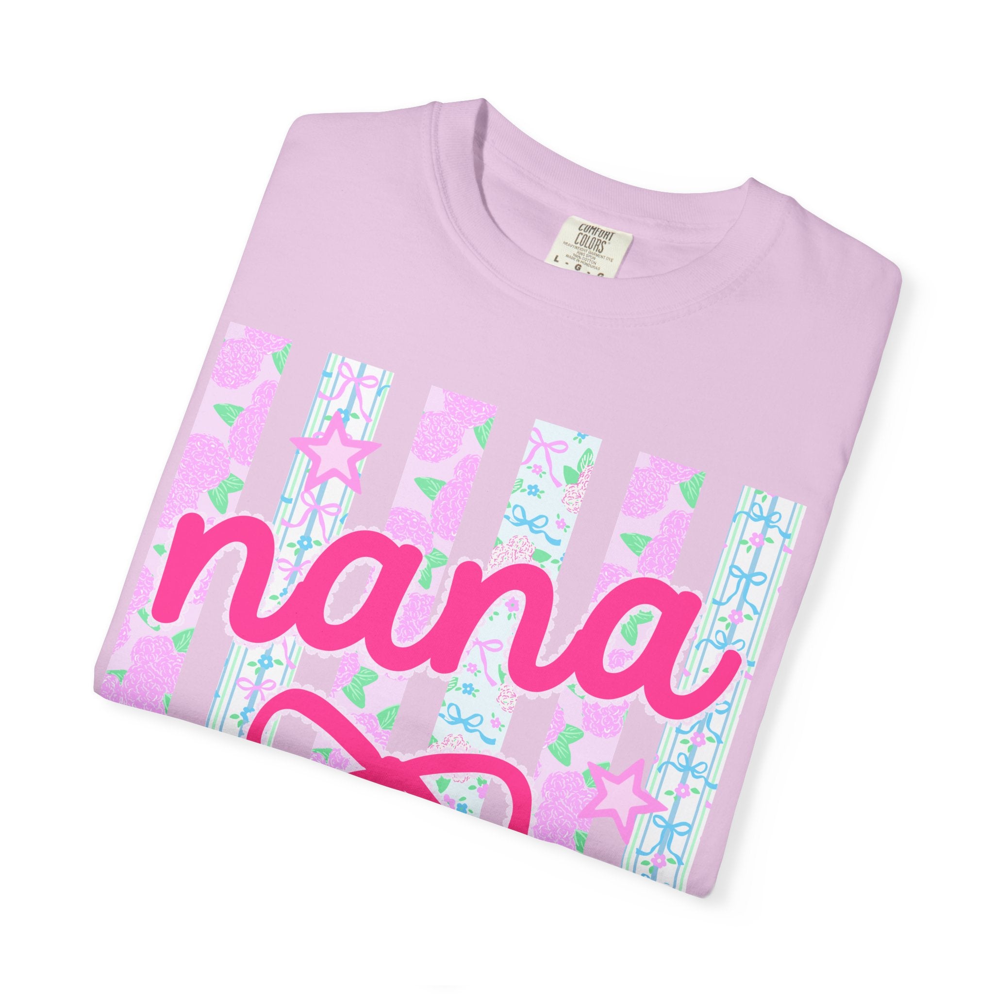 Nana Pink Ribbon Stripes T‑Shirt