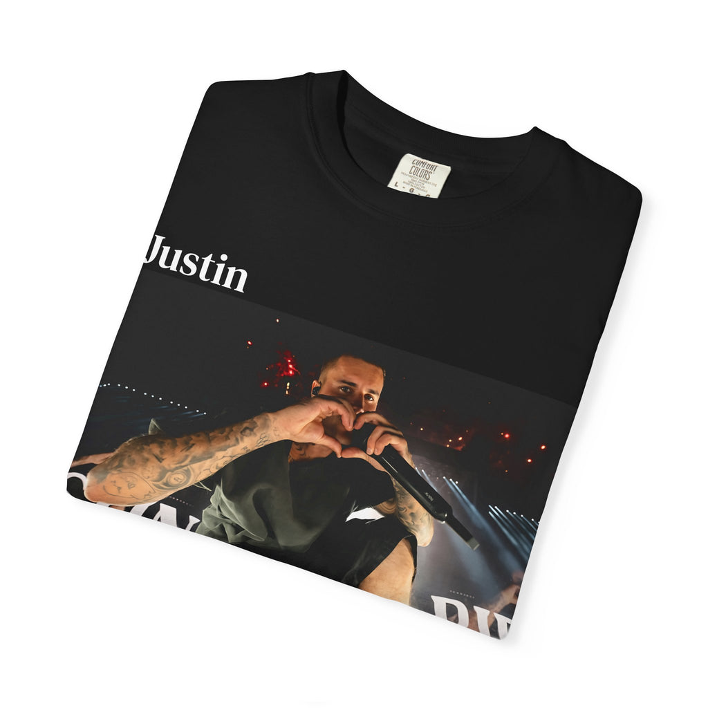 Justin’s concert Tee
