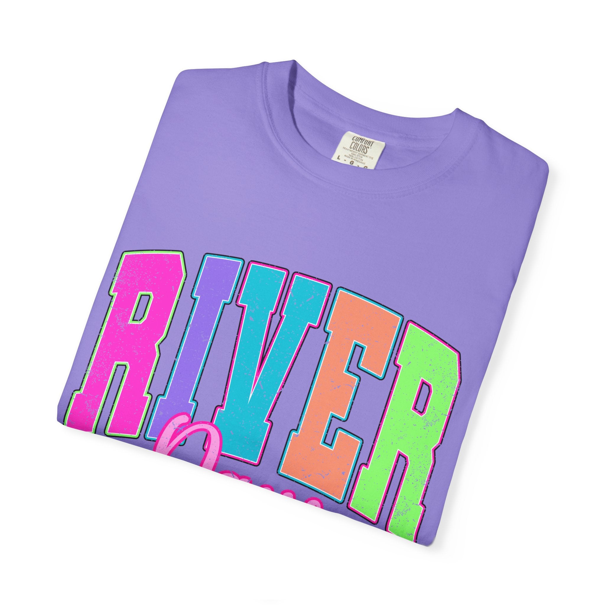 River Days T‑Shirt — Colorful Retro Camp Summer Tee