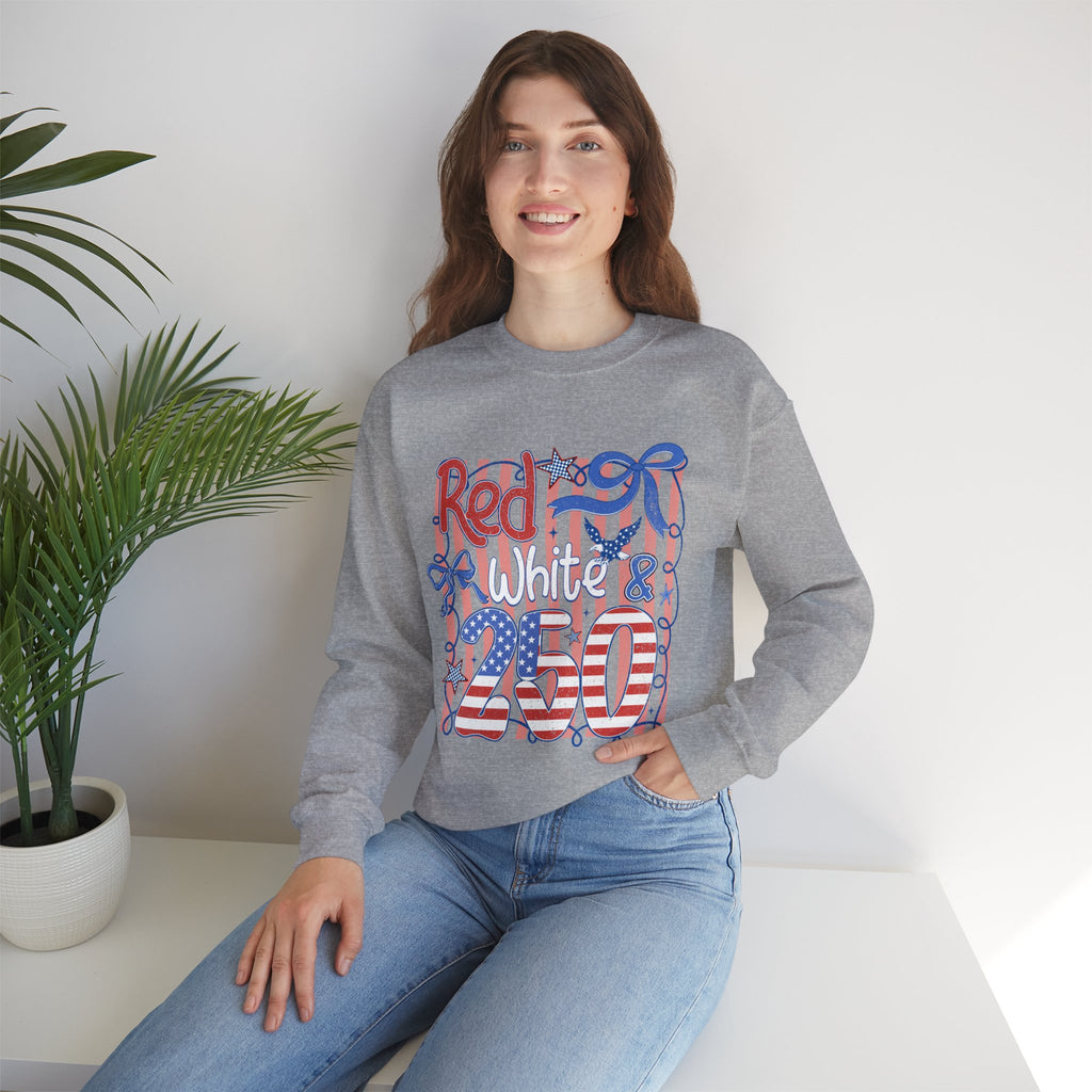 Red White & 4th Crewneck Sweatshirt