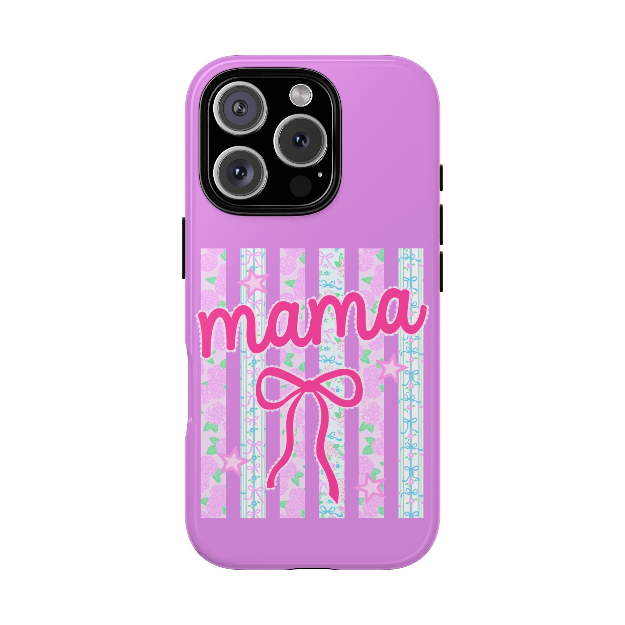 Mama Script Bow phone case