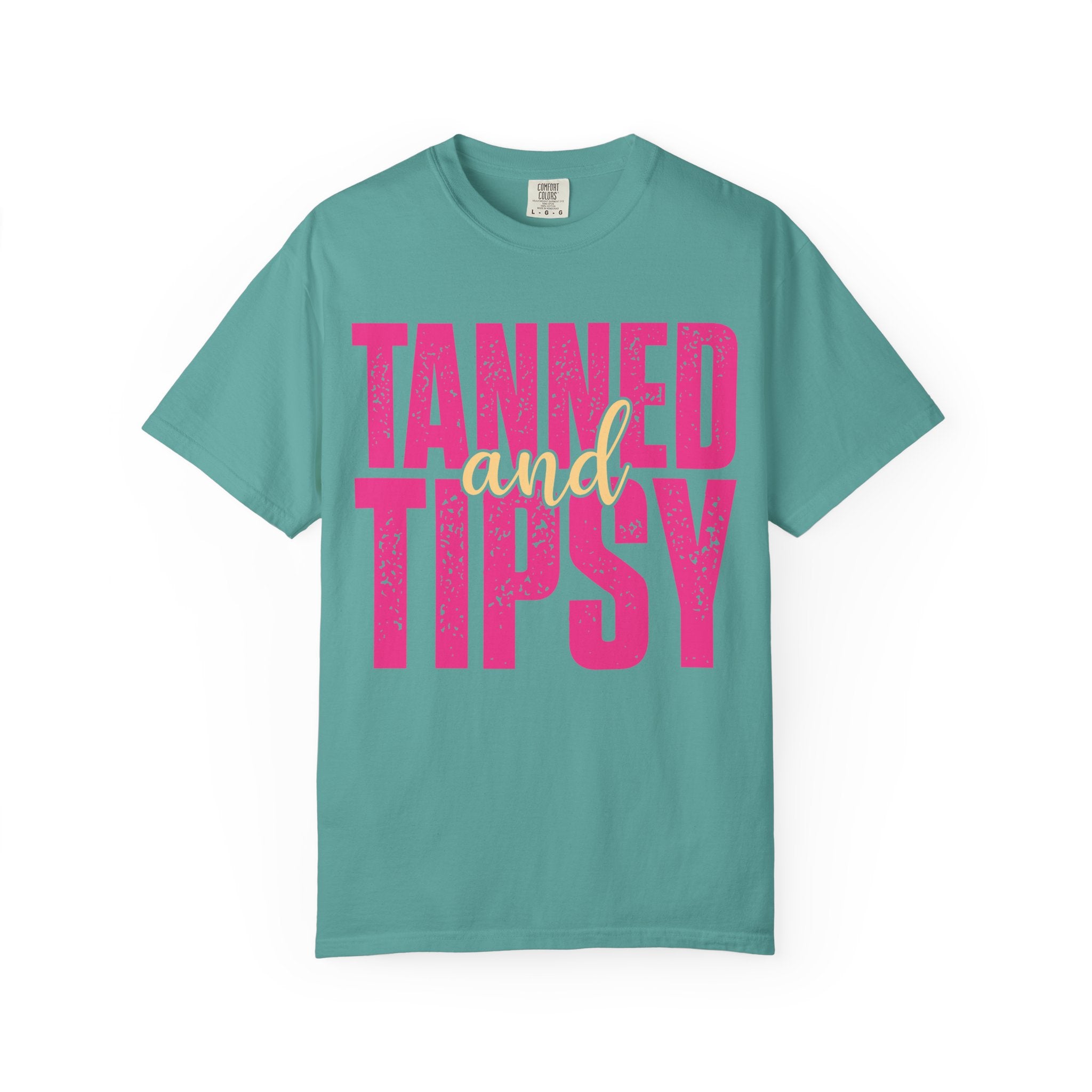 Tanned and Tipsy summer t shirt