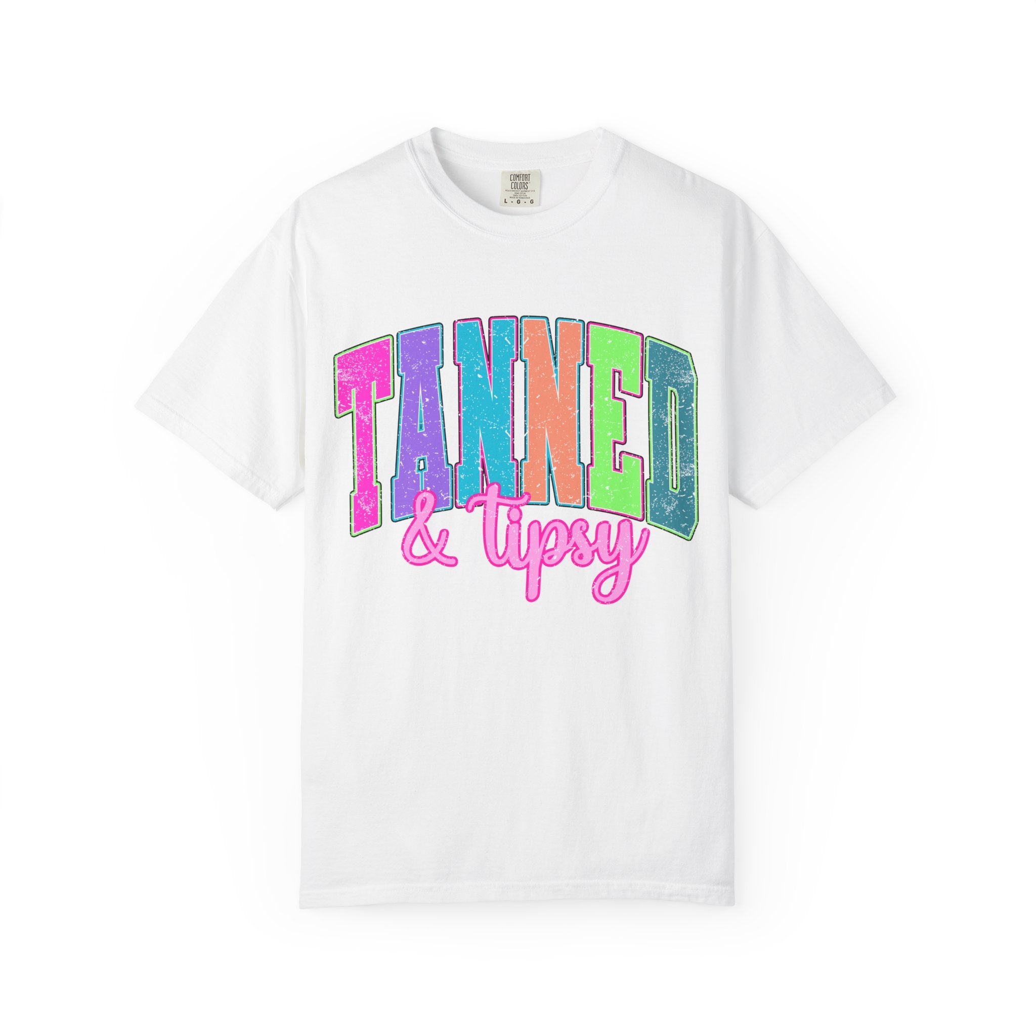 "Tanned & Tipsy" Graphic Tee