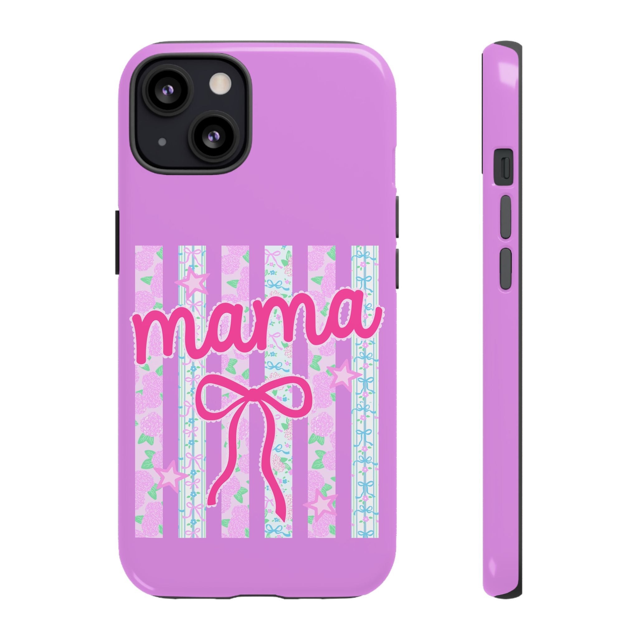 Mama Script Bow phone case