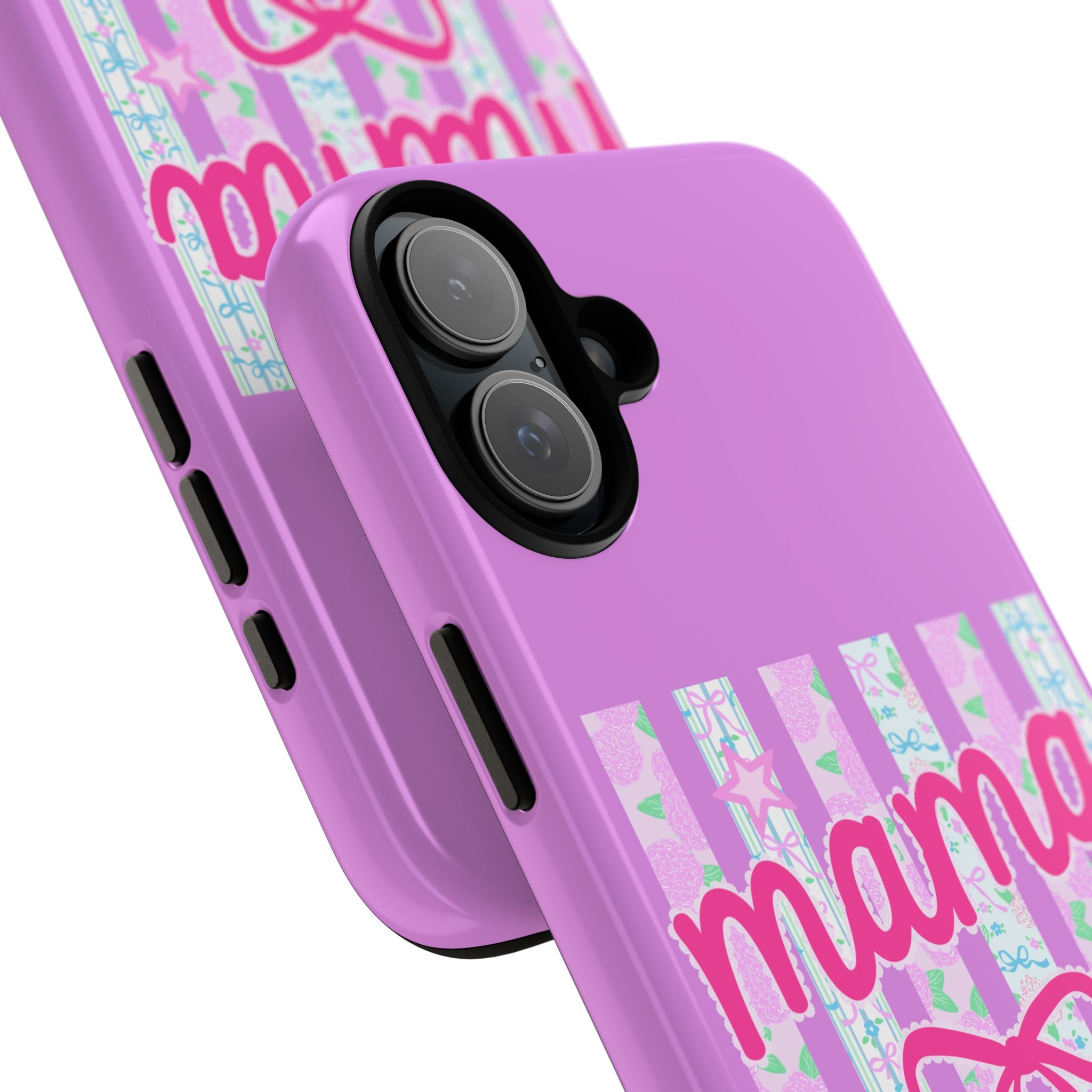 Mama Script Bow phone case