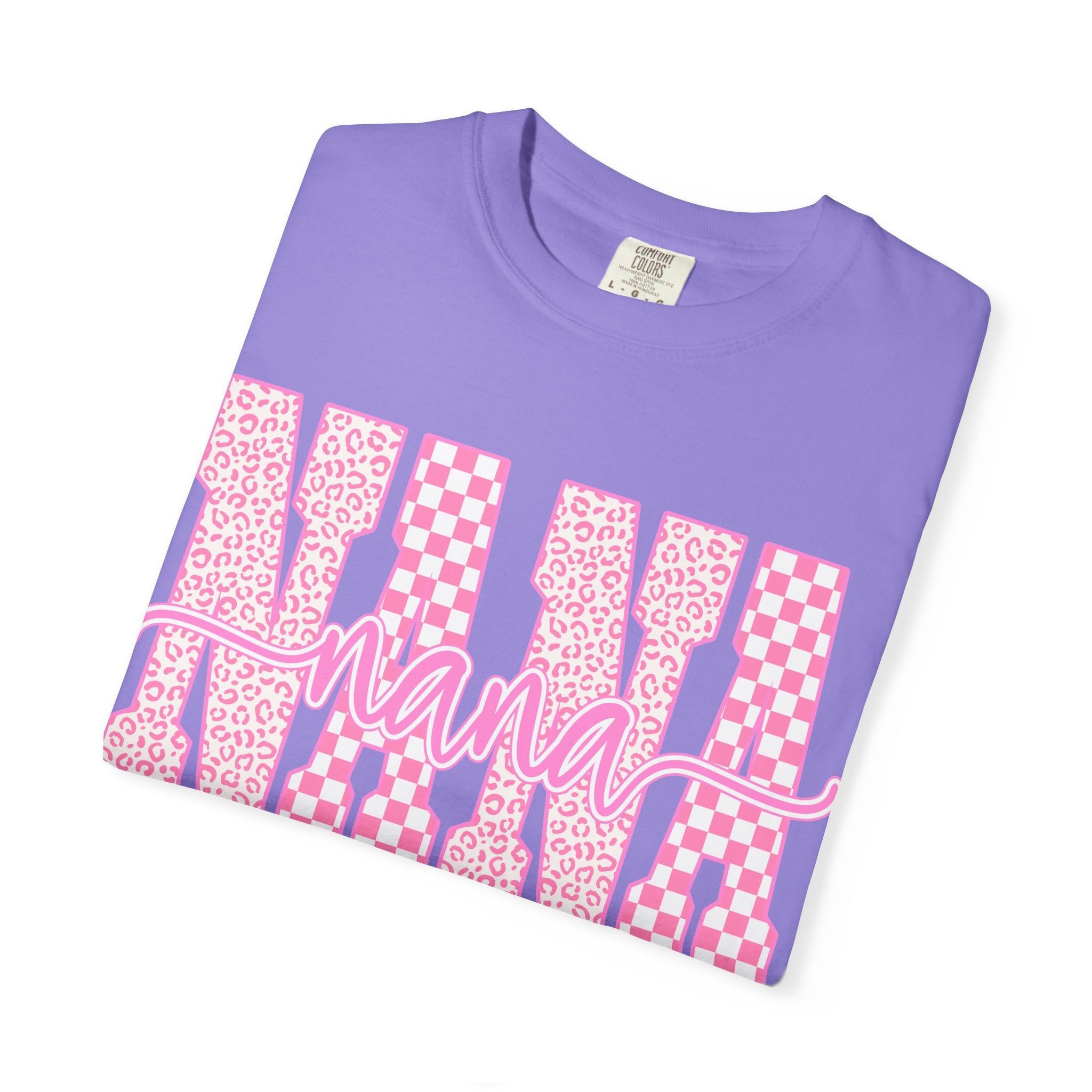 Grandma Script Checkerboard T-Shirt