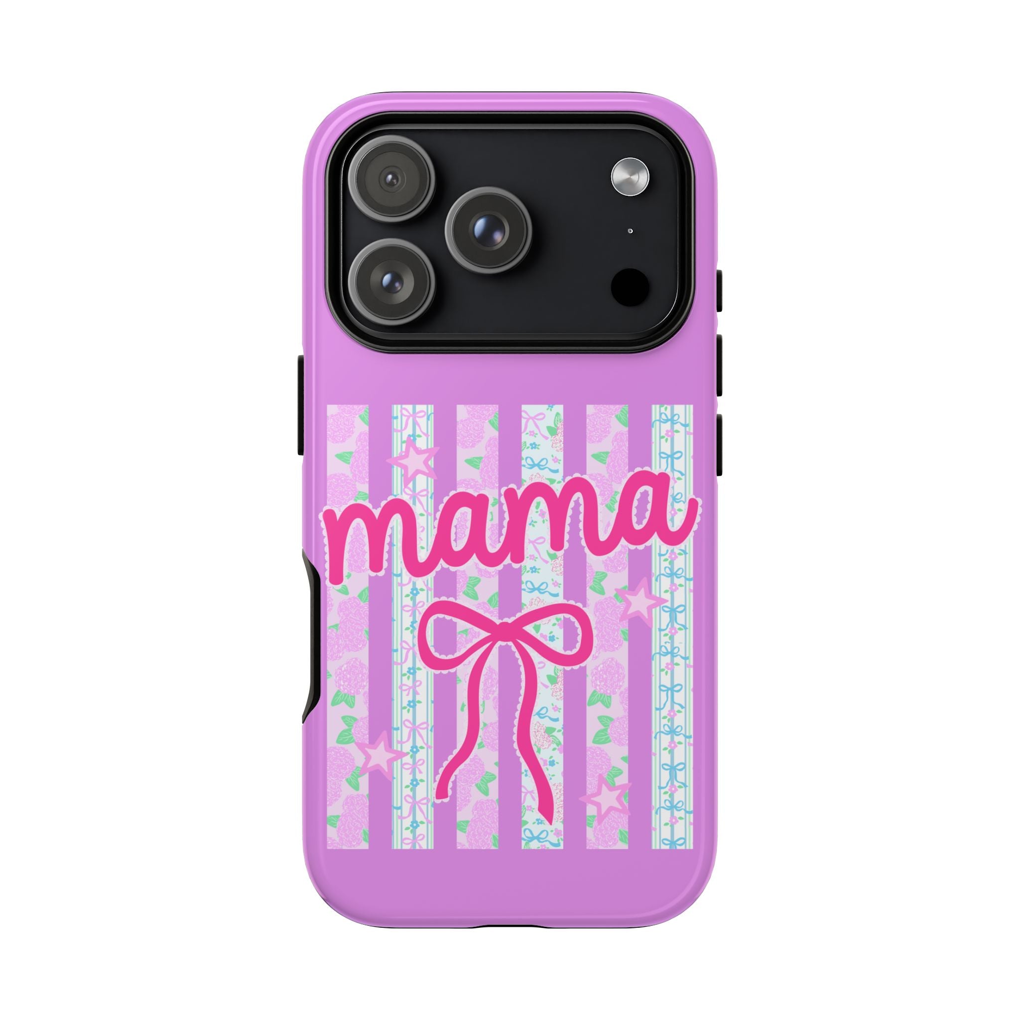 Mama Script Bow phone case