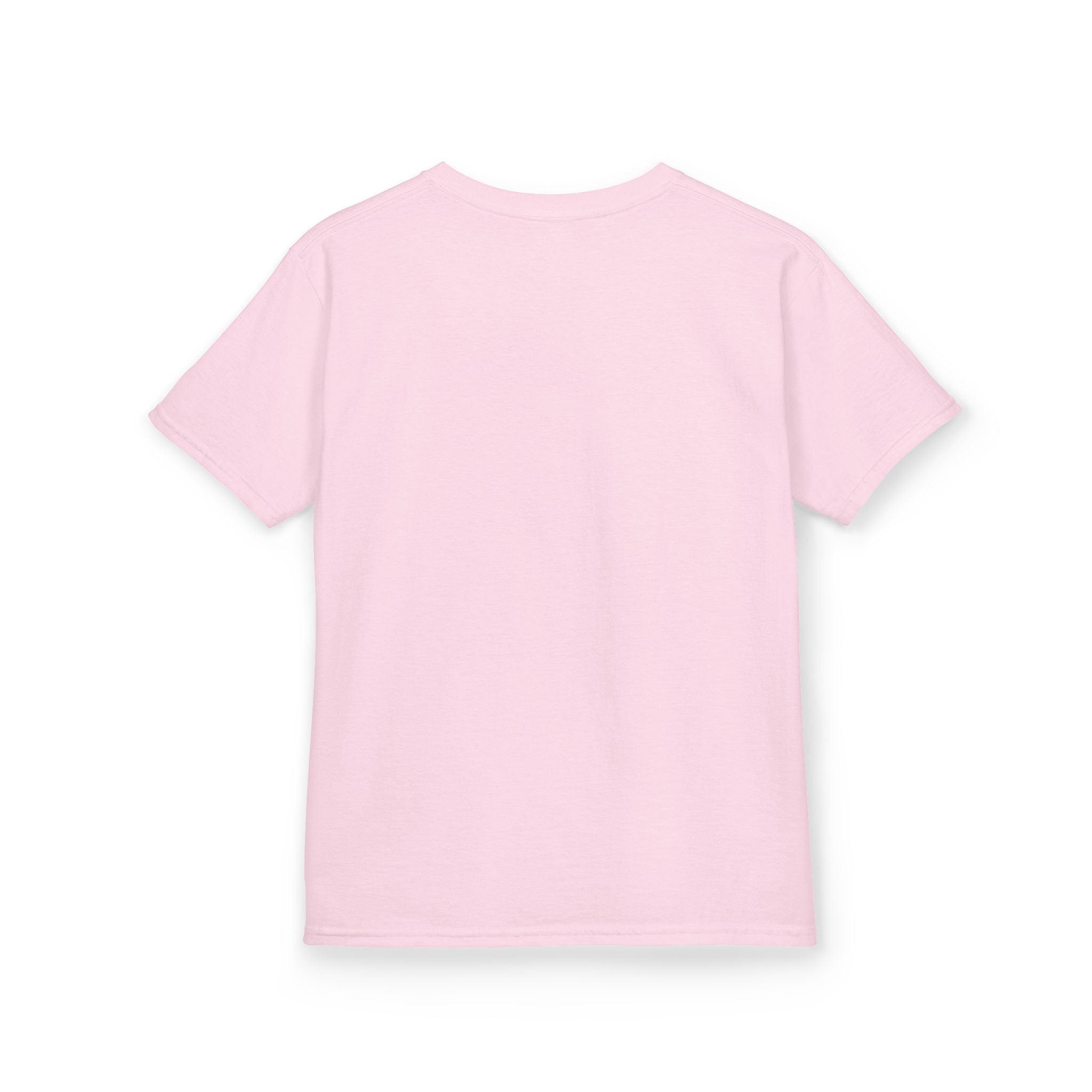 Kids Tee — "Big Jesus Fan" Pastel Striped Christian Shirt