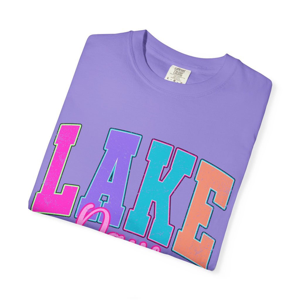 Lake Days T-Shirt — Retro Colorblock Summer Tee