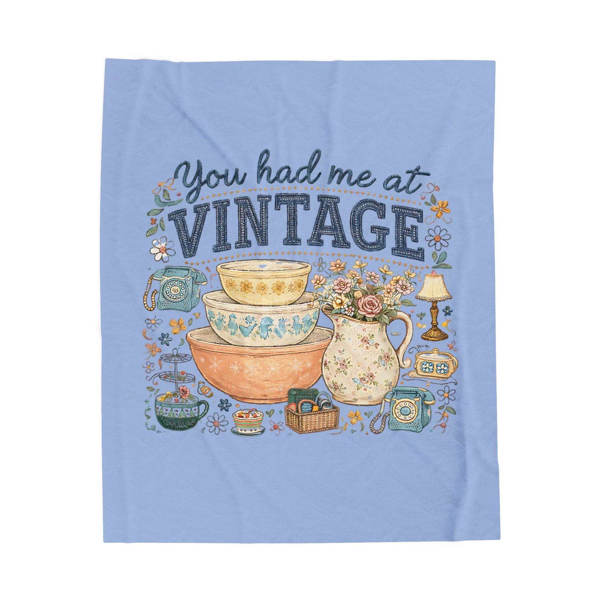 You Had Me at Vintage Blanket