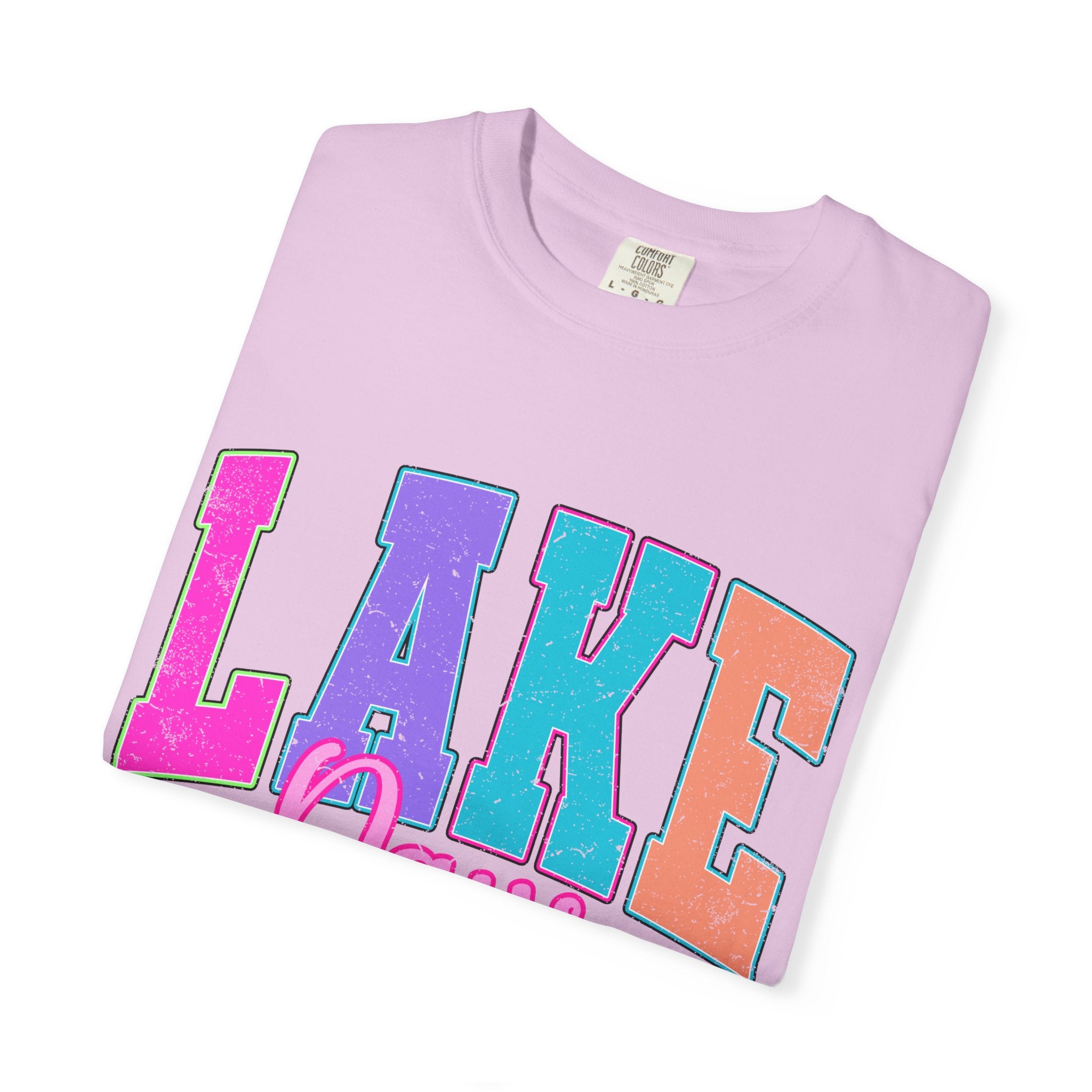 Lake Days T-Shirt — Retro Colorblock Summer Tee