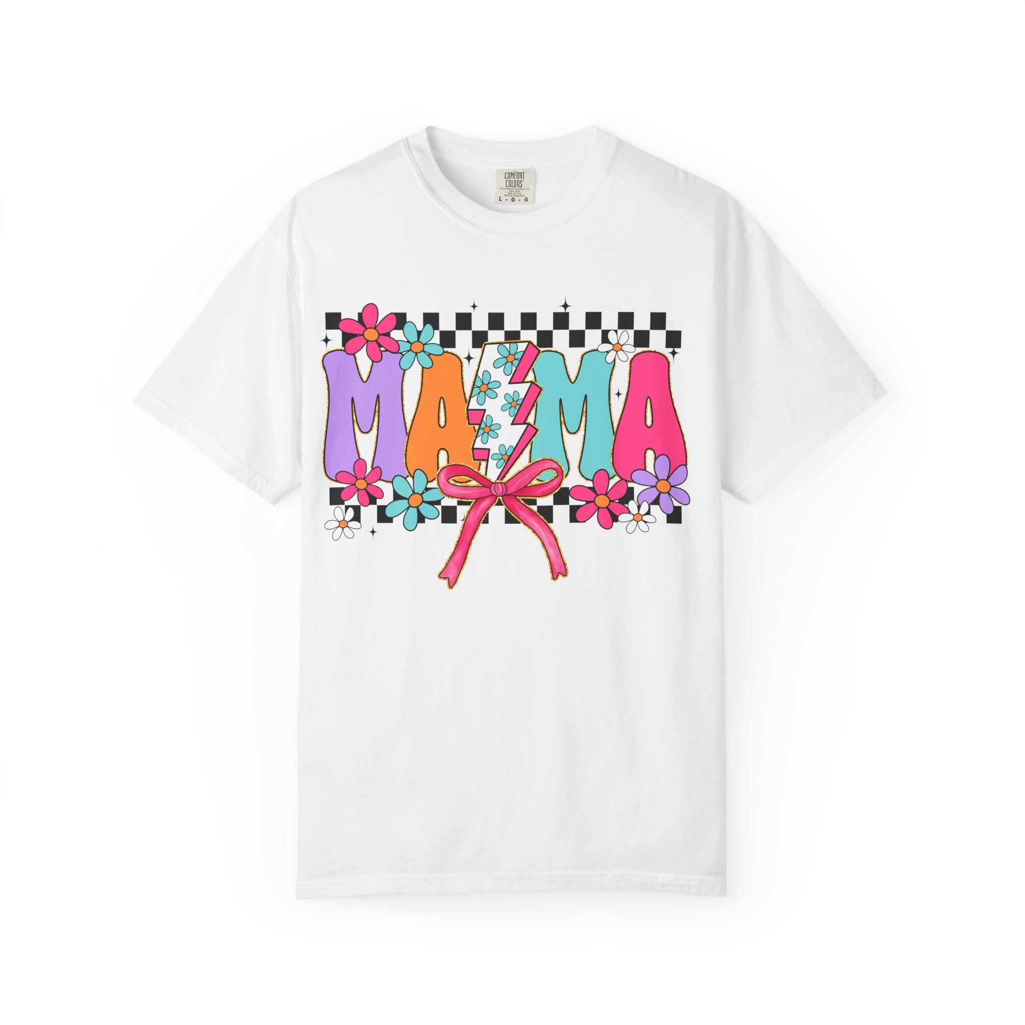 Comfort colors Mama Floral Graphic tshirt