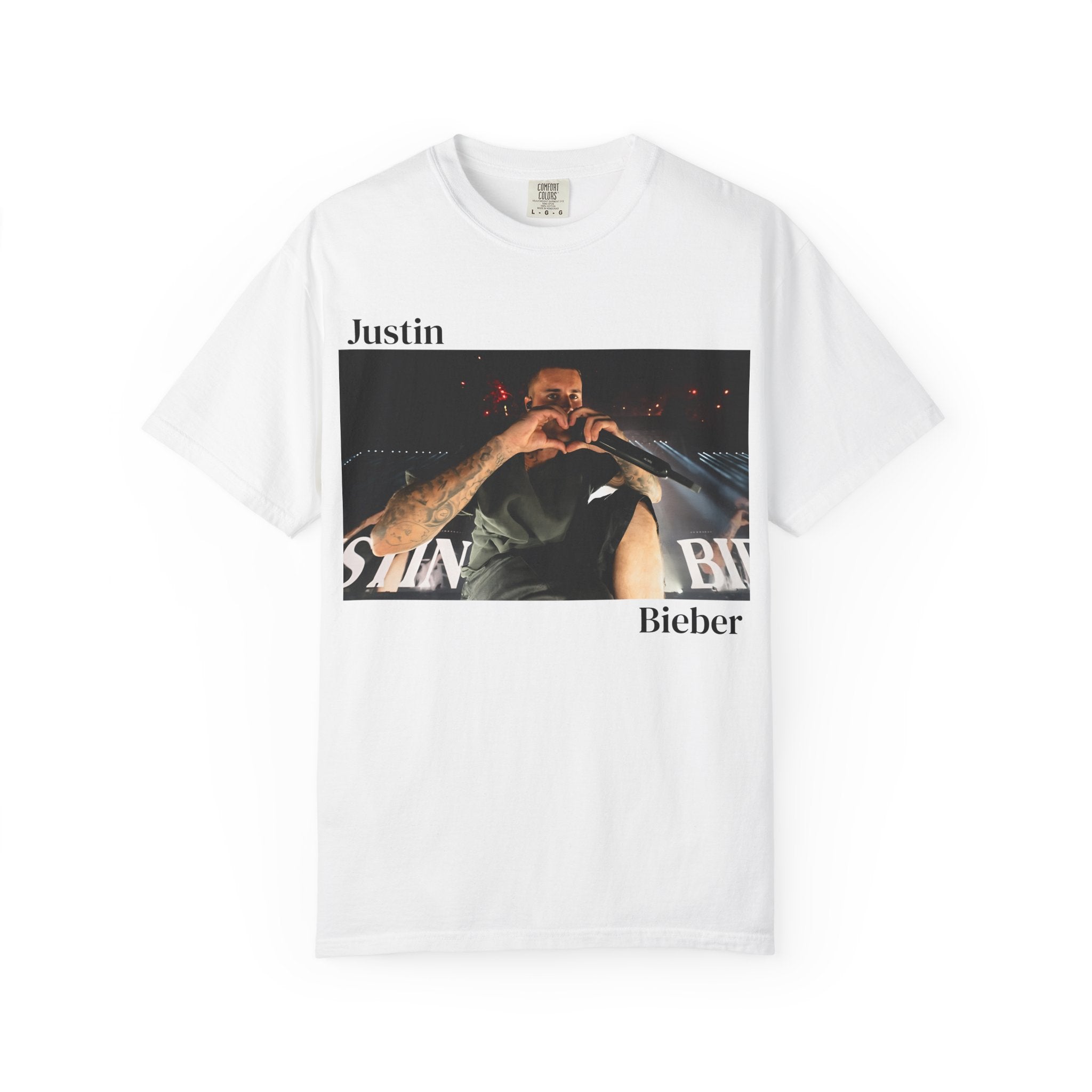 Justin’s concert Tee