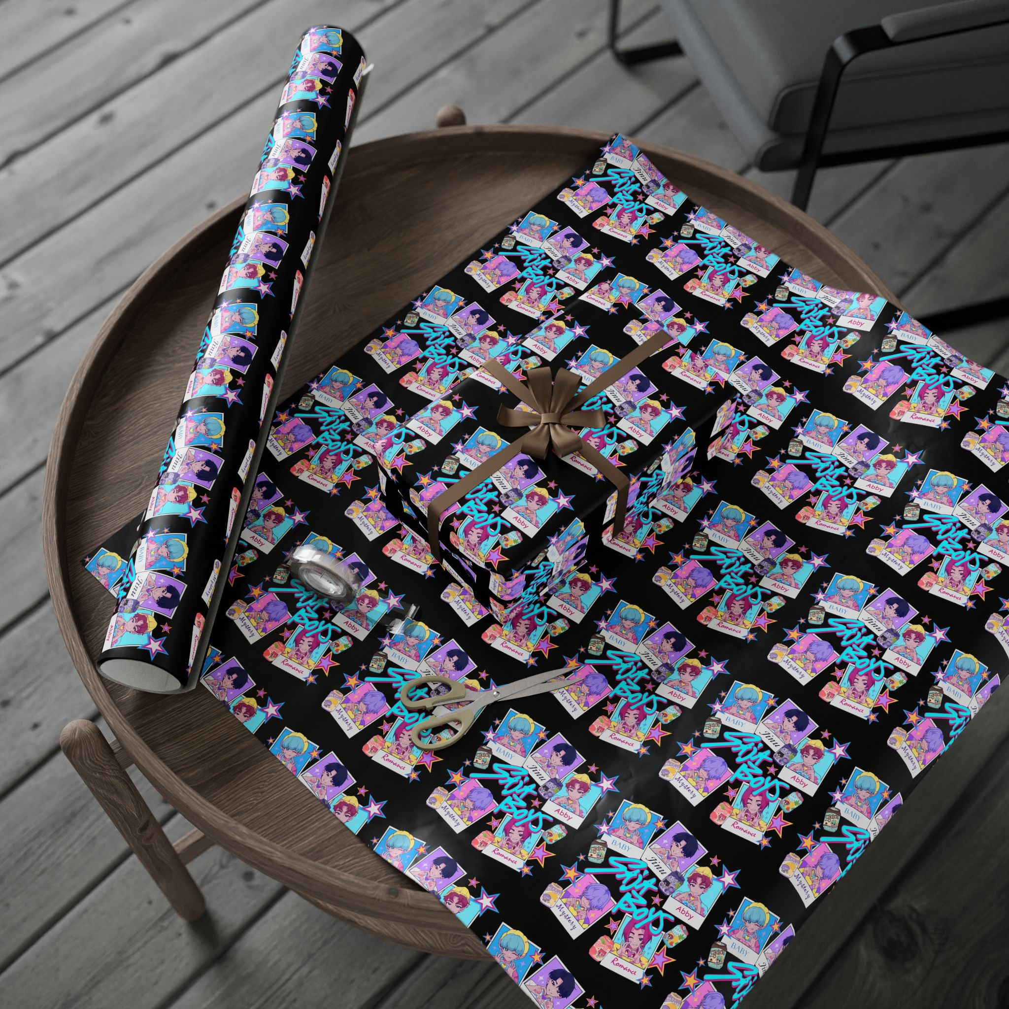 KPOP, Fun Wrapping Paper for Birthdays, Holidays, Parties, Arts and Crafts