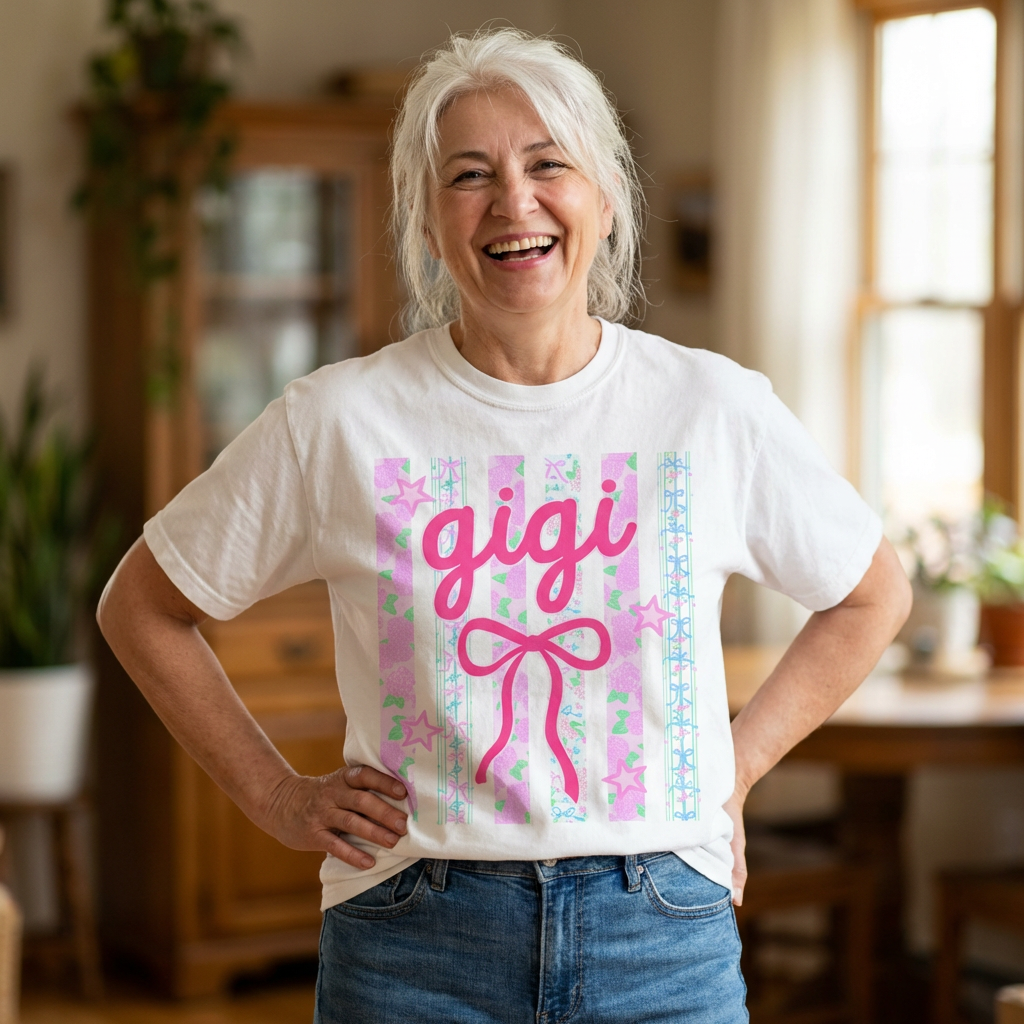 Gigi Script Bow T-Shirt