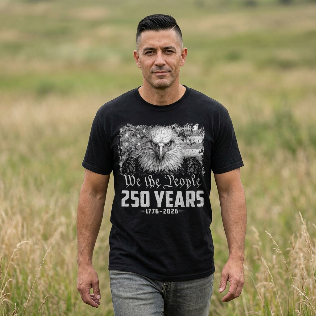 250 Years patriotic men's shirt