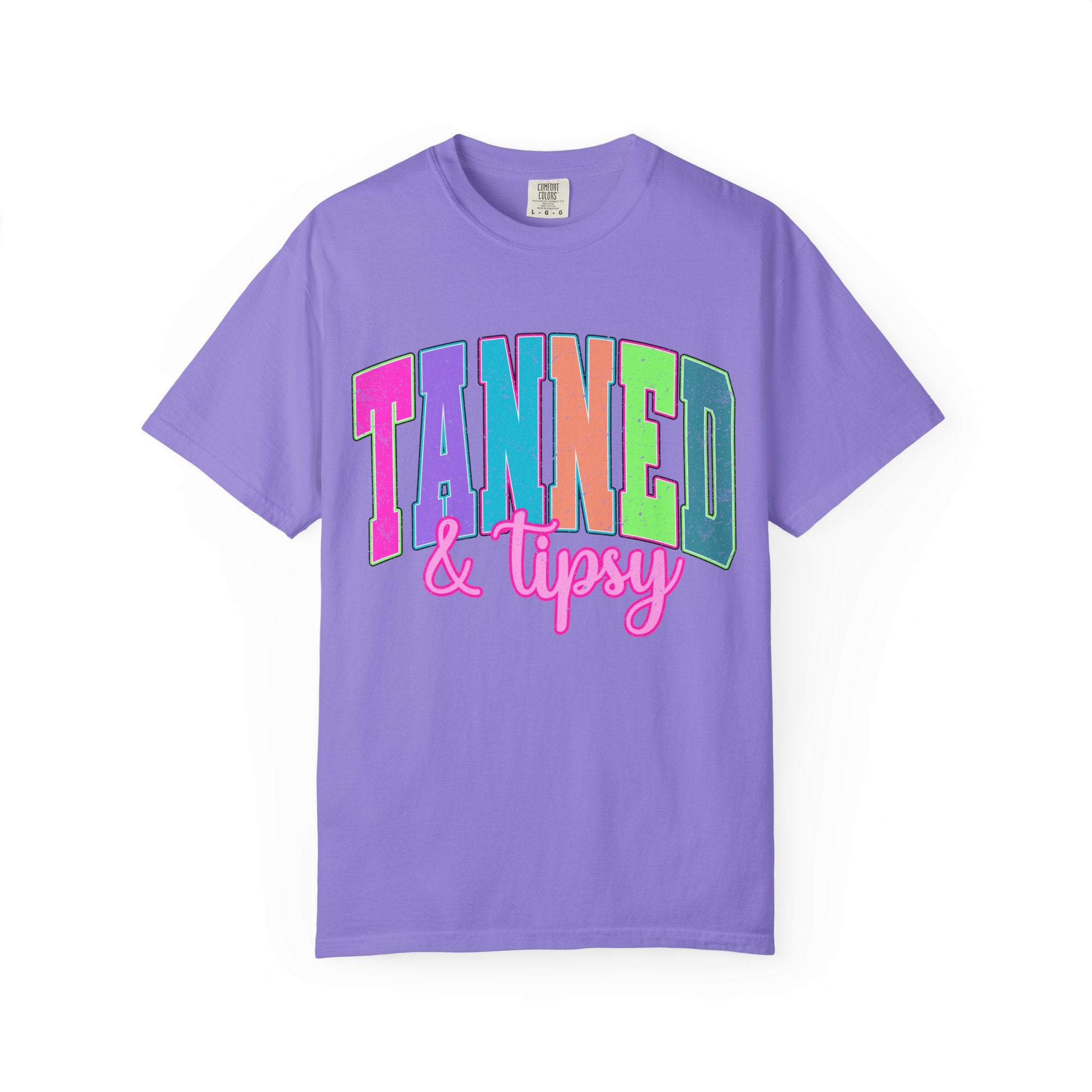 "Tanned & Tipsy" Graphic Tee