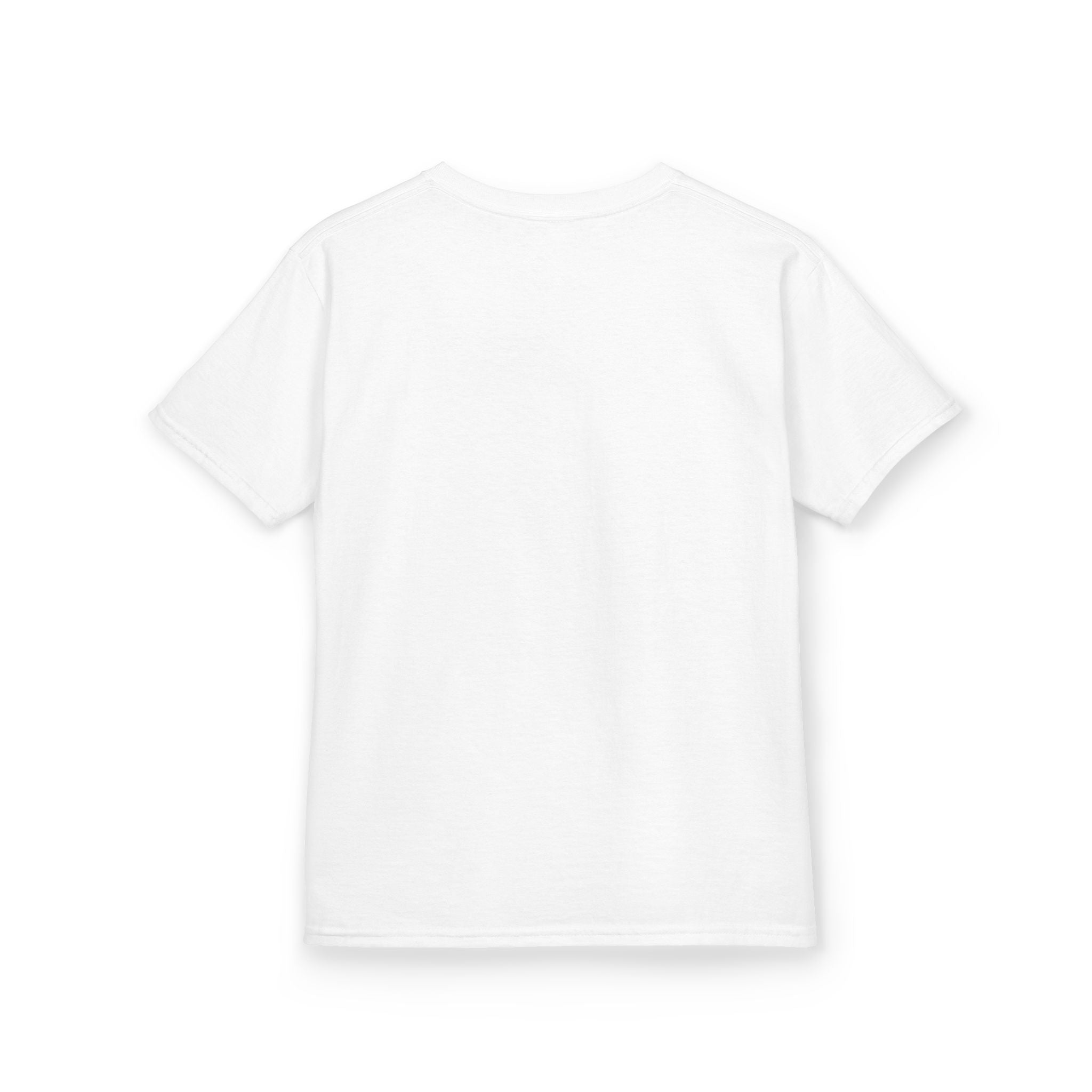 Kids Tee — "Big Jesus Fan" Pastel Striped Christian Shirt