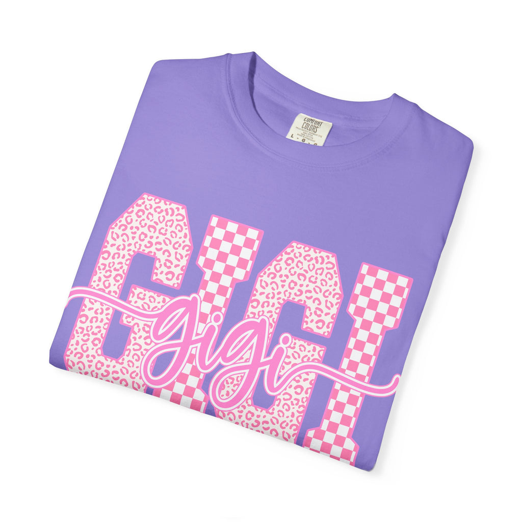 Mom 'Gigi' Pink Pattern Graphic T-Shirt