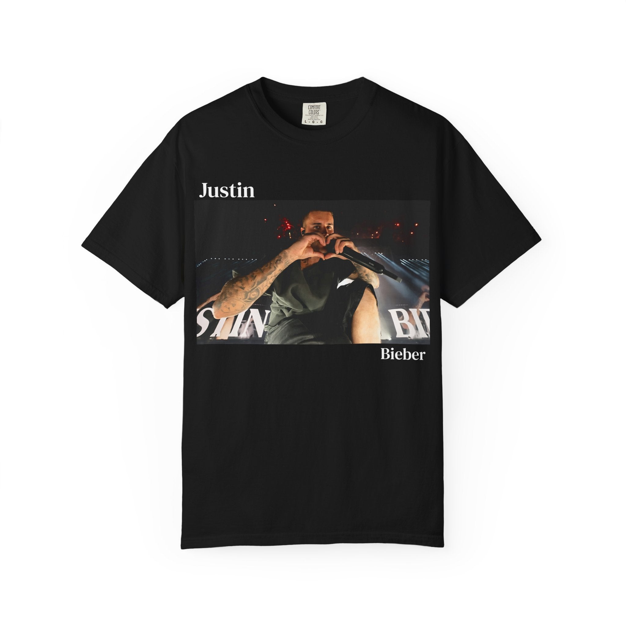 Justin’s concert Tee