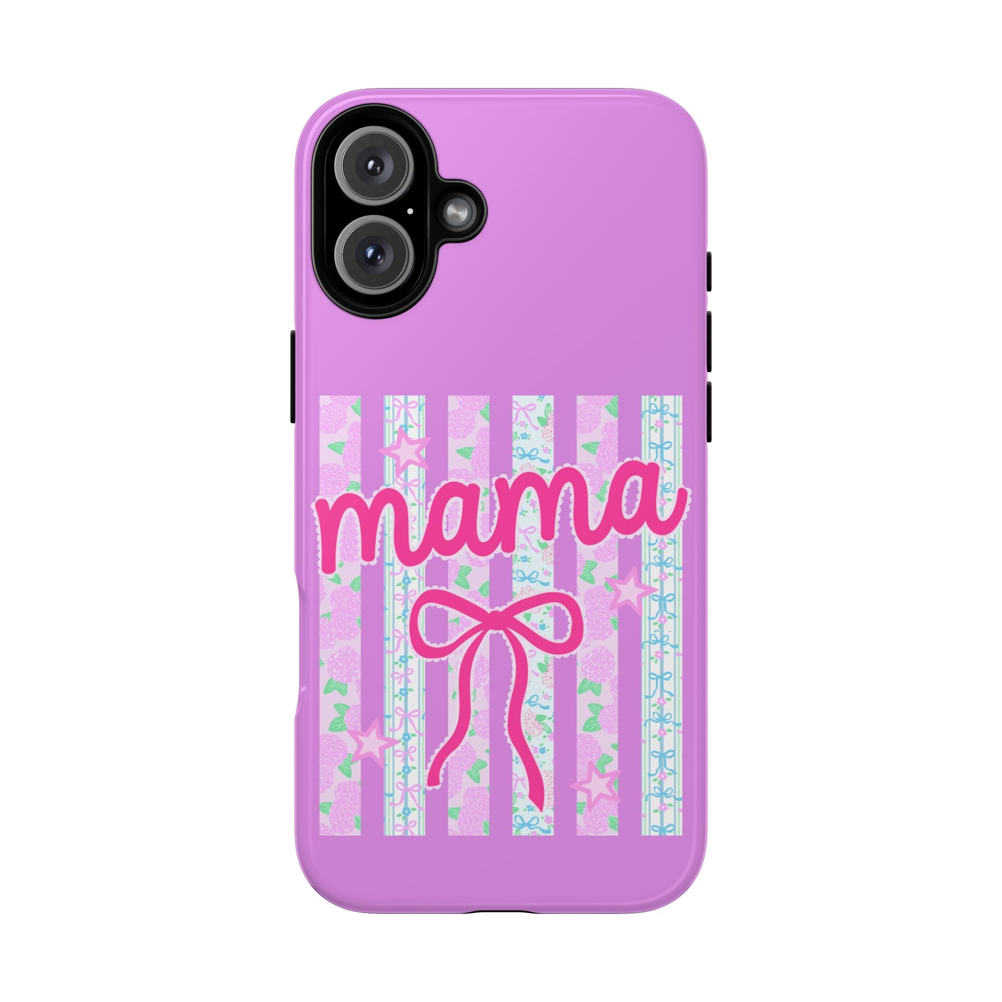 Mama Script Bow phone case