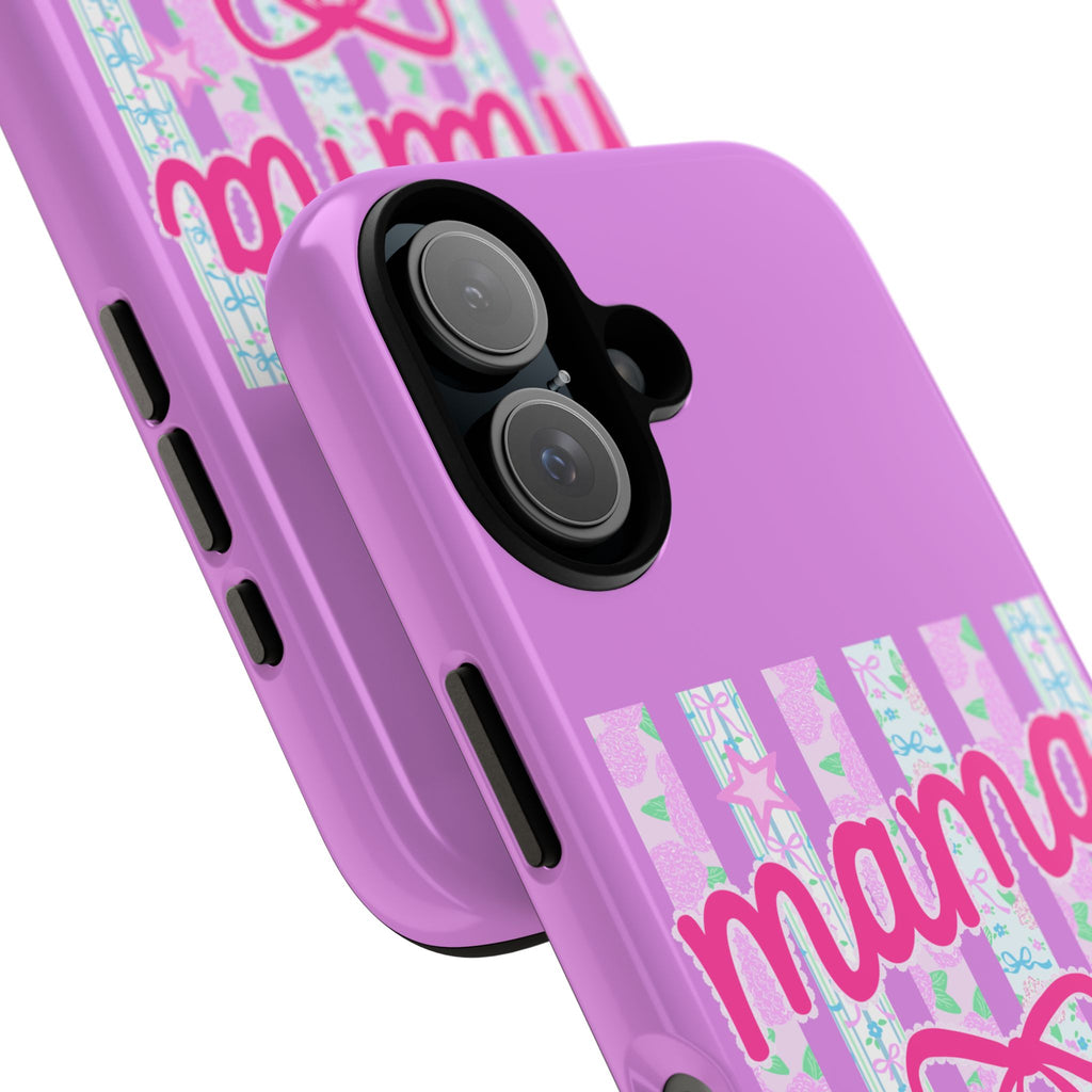 Mama Script Bow phone case