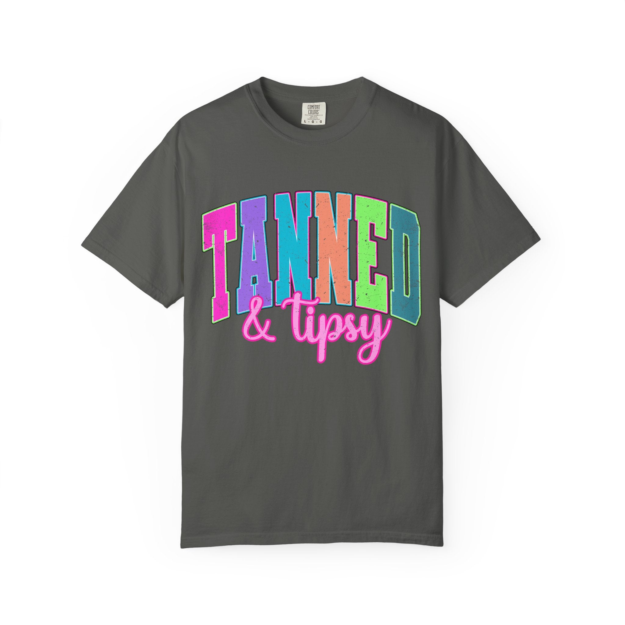 "Tanned & Tipsy" Graphic Tee