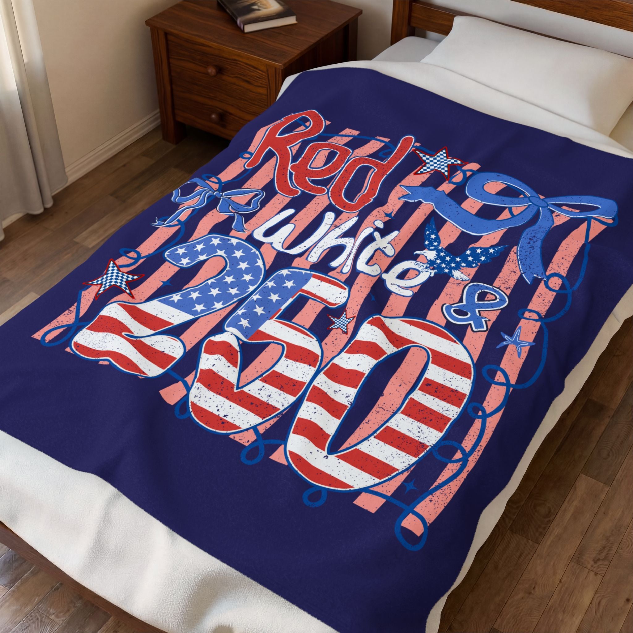 Red, White & 250 Year Blanket