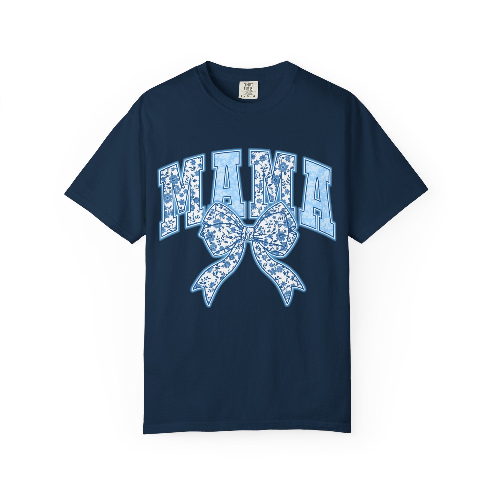 Comfort colors Mama Blue Tshirt