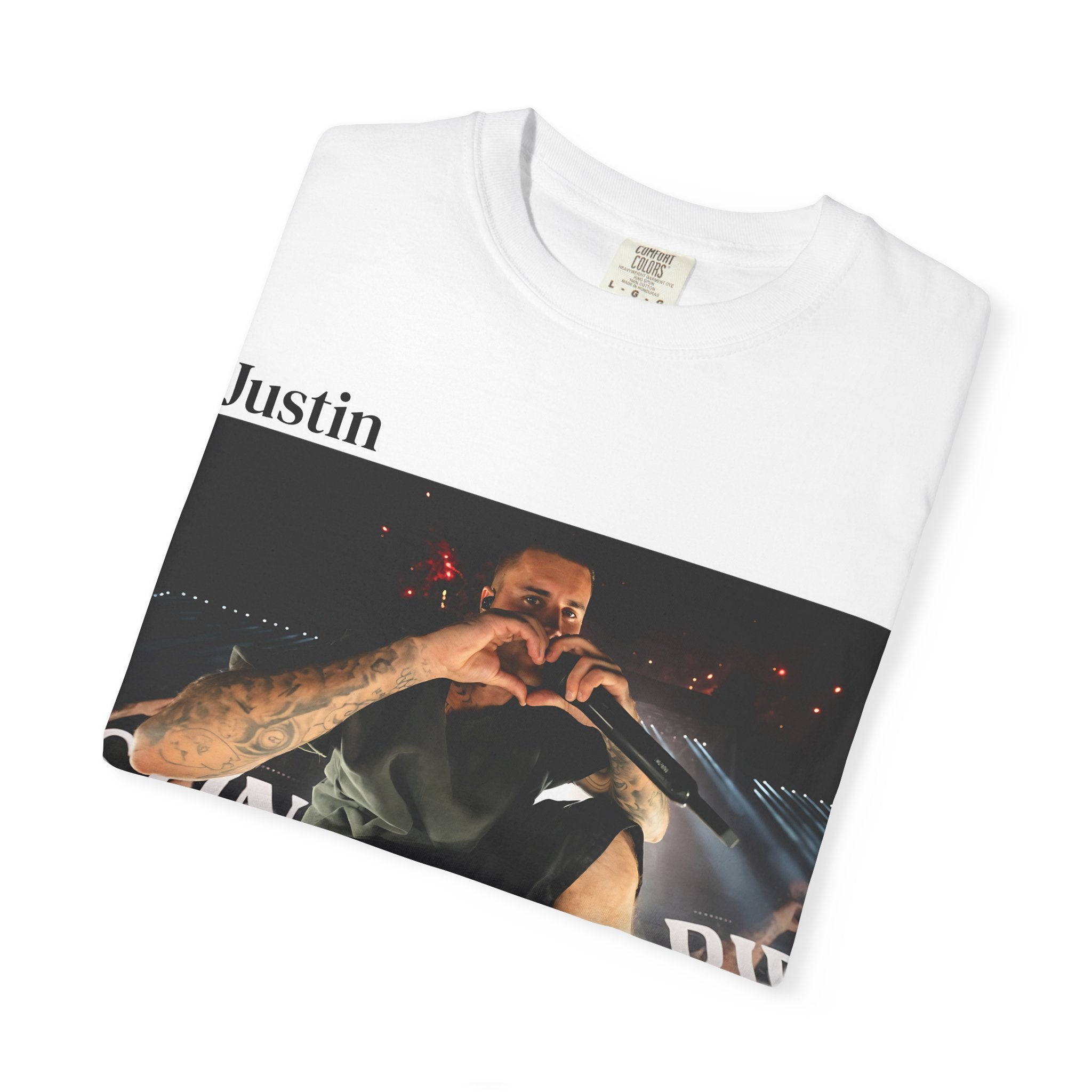Justin’s concert Tee