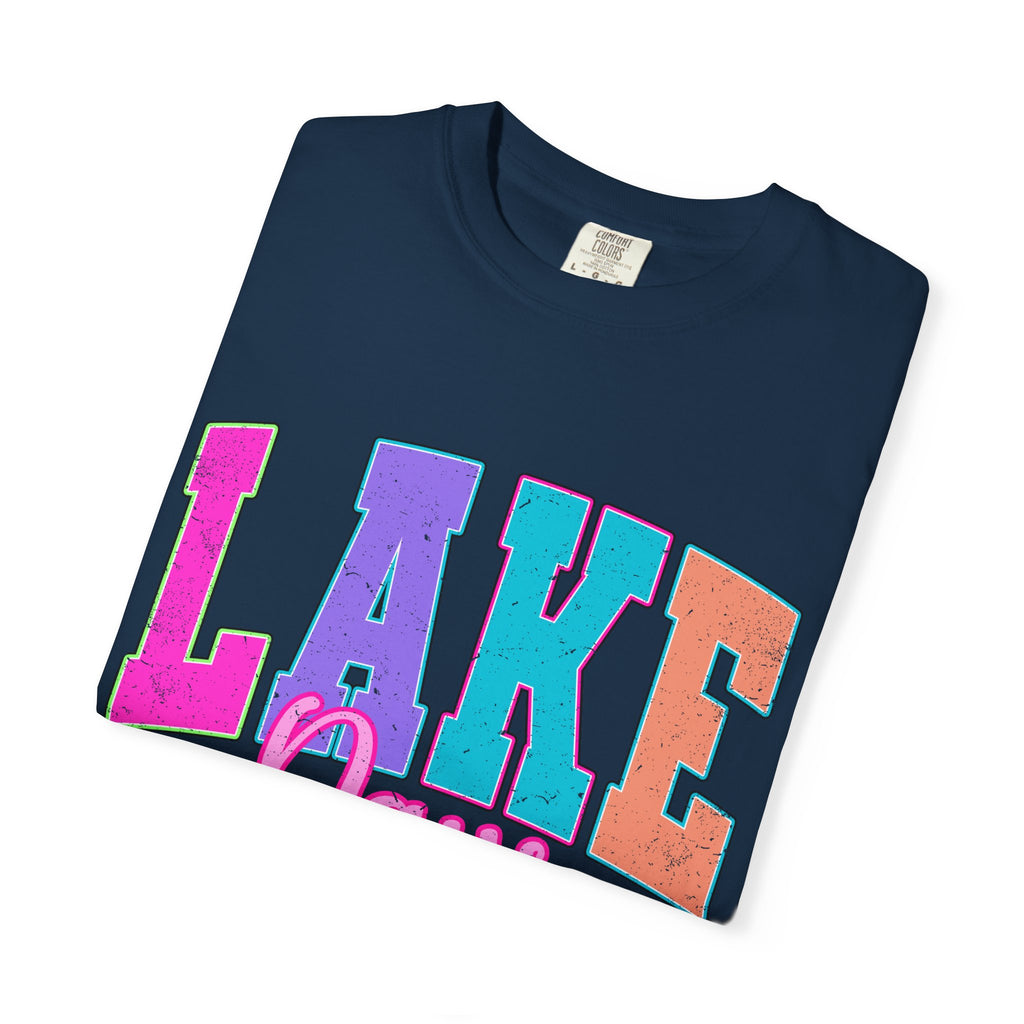 Lake Days T-Shirt — Retro Colorblock Summer Tee