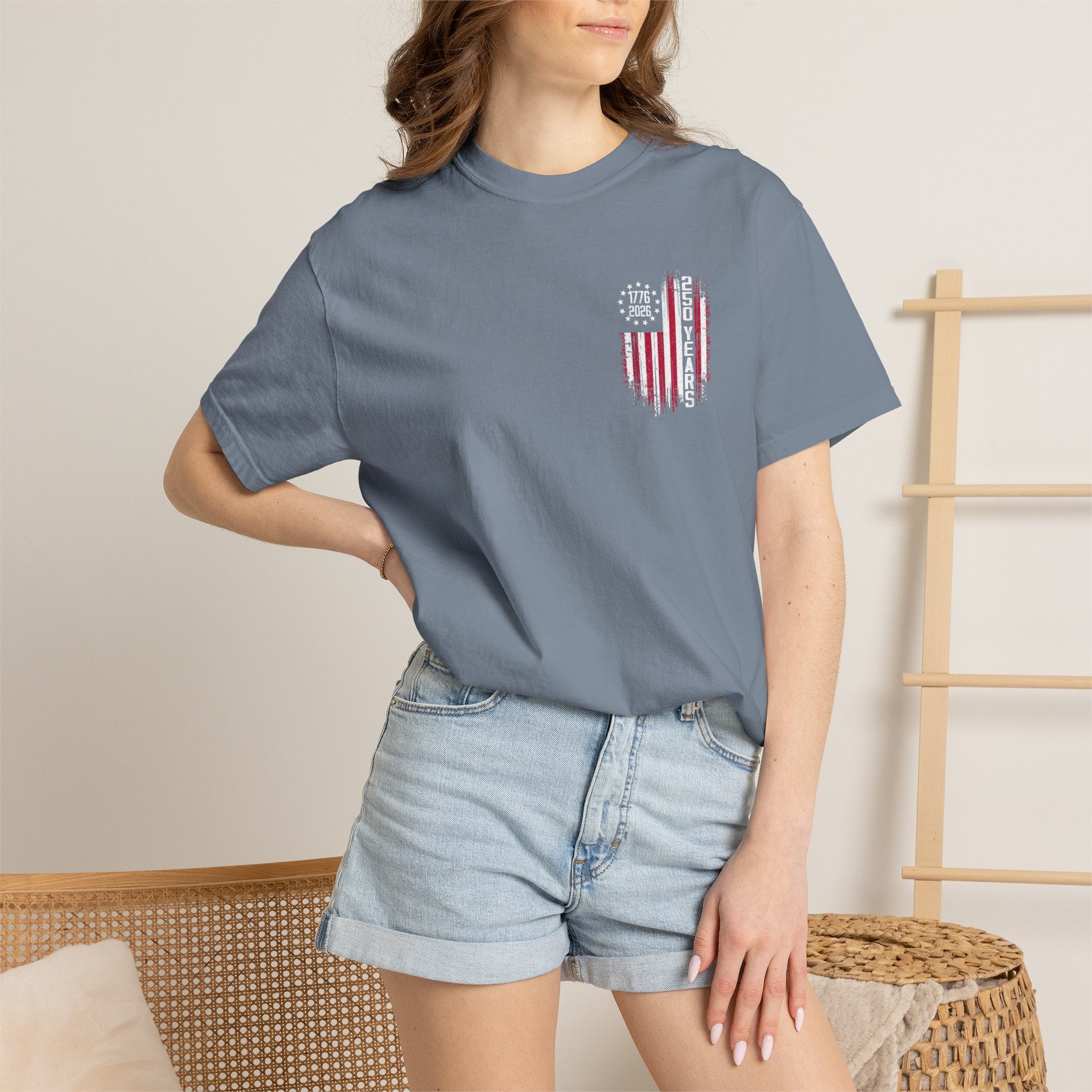 250 Years American Flag T-Shirt