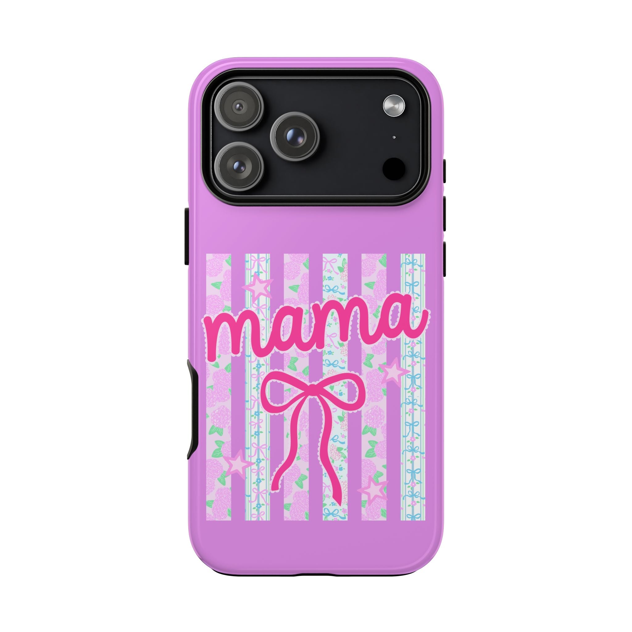 Mama Script Bow phone case